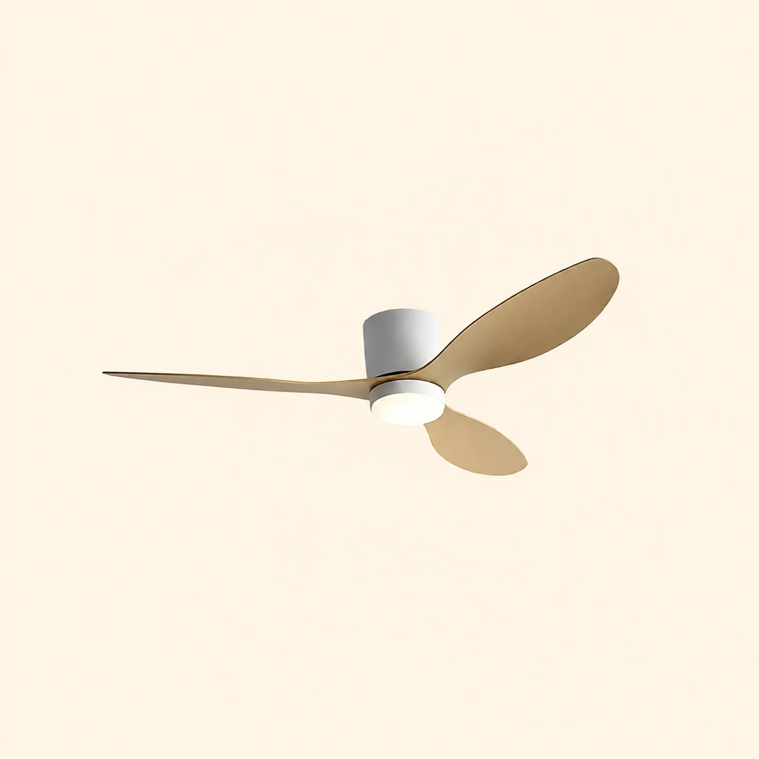 Recessed Fishtail Ceiling Fan Light - Lumpaz