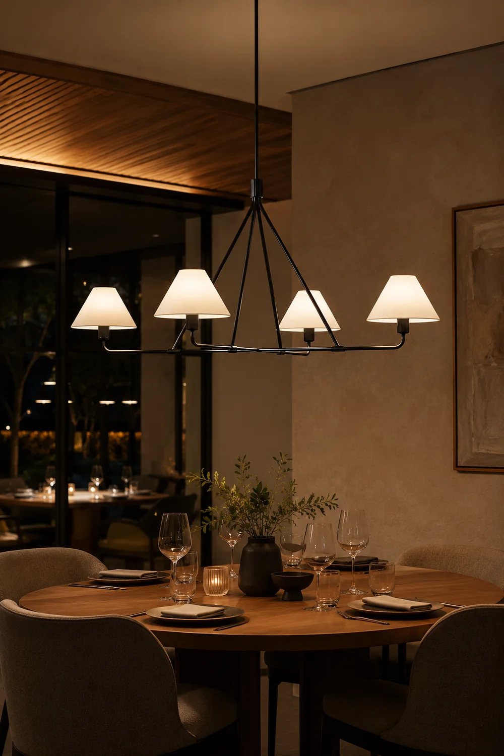 Black Beatrix Chandelier - Lumpaz