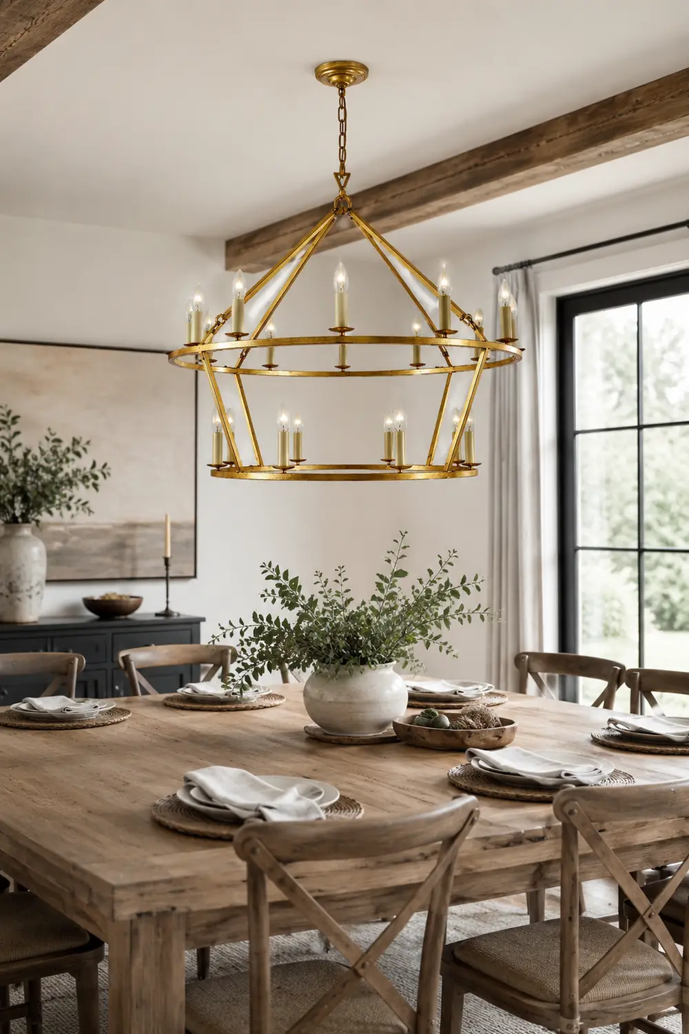 Brass Tiered Chandelier - Lumpaz