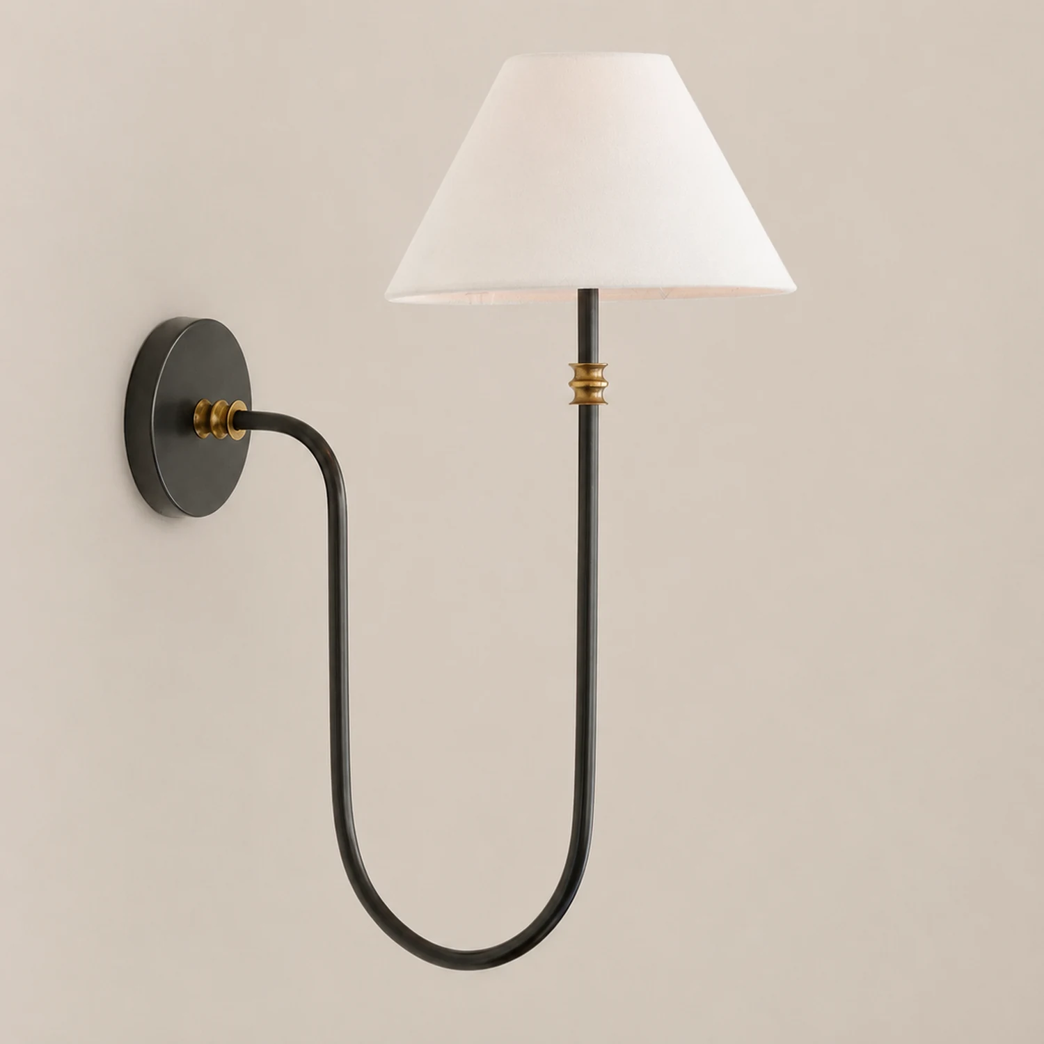Collins Shaded Wall Light - Lumpaz