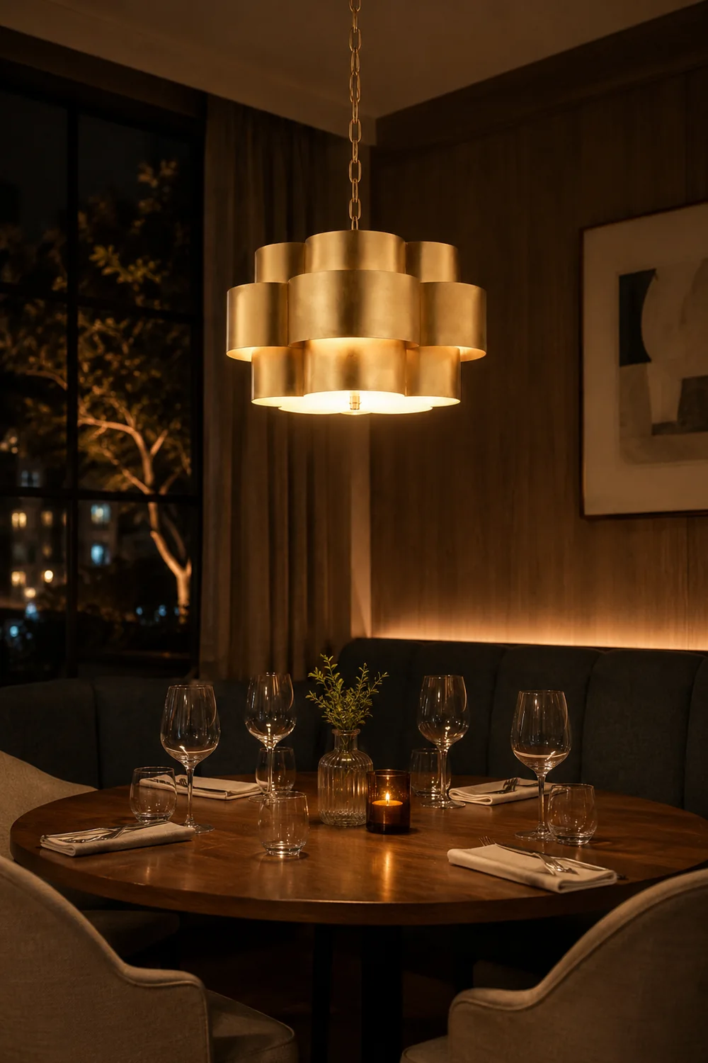 Arabelle Gold Pendant Lamp - Lumpaz