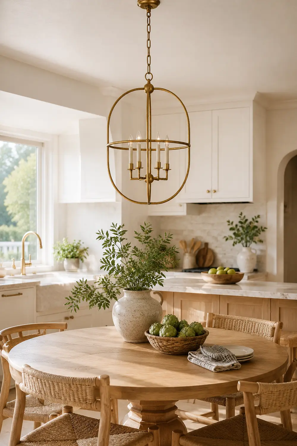 Desmond Antique Gold Oval Lantern Chandelier - Lumpaz