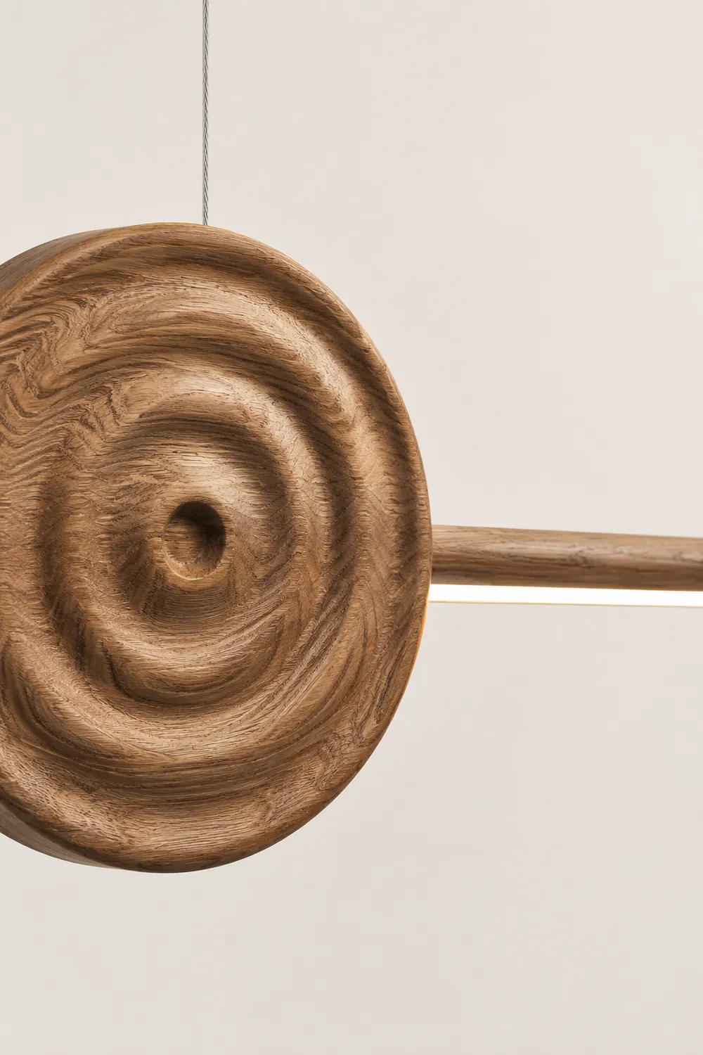 Erhu Wood Chandelier - Lumpaz