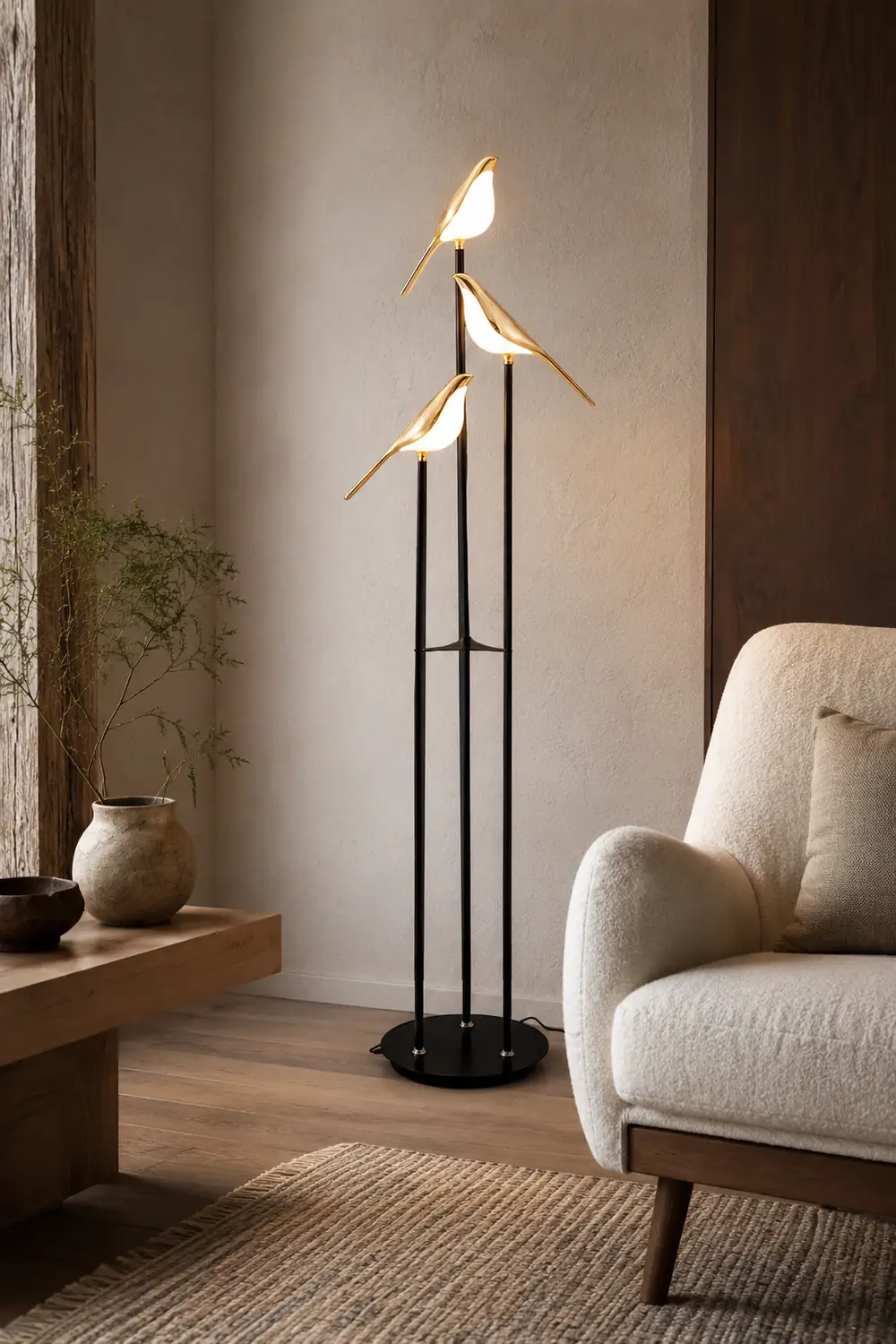 Magpie Perch Floor Lamp - Lumpaz