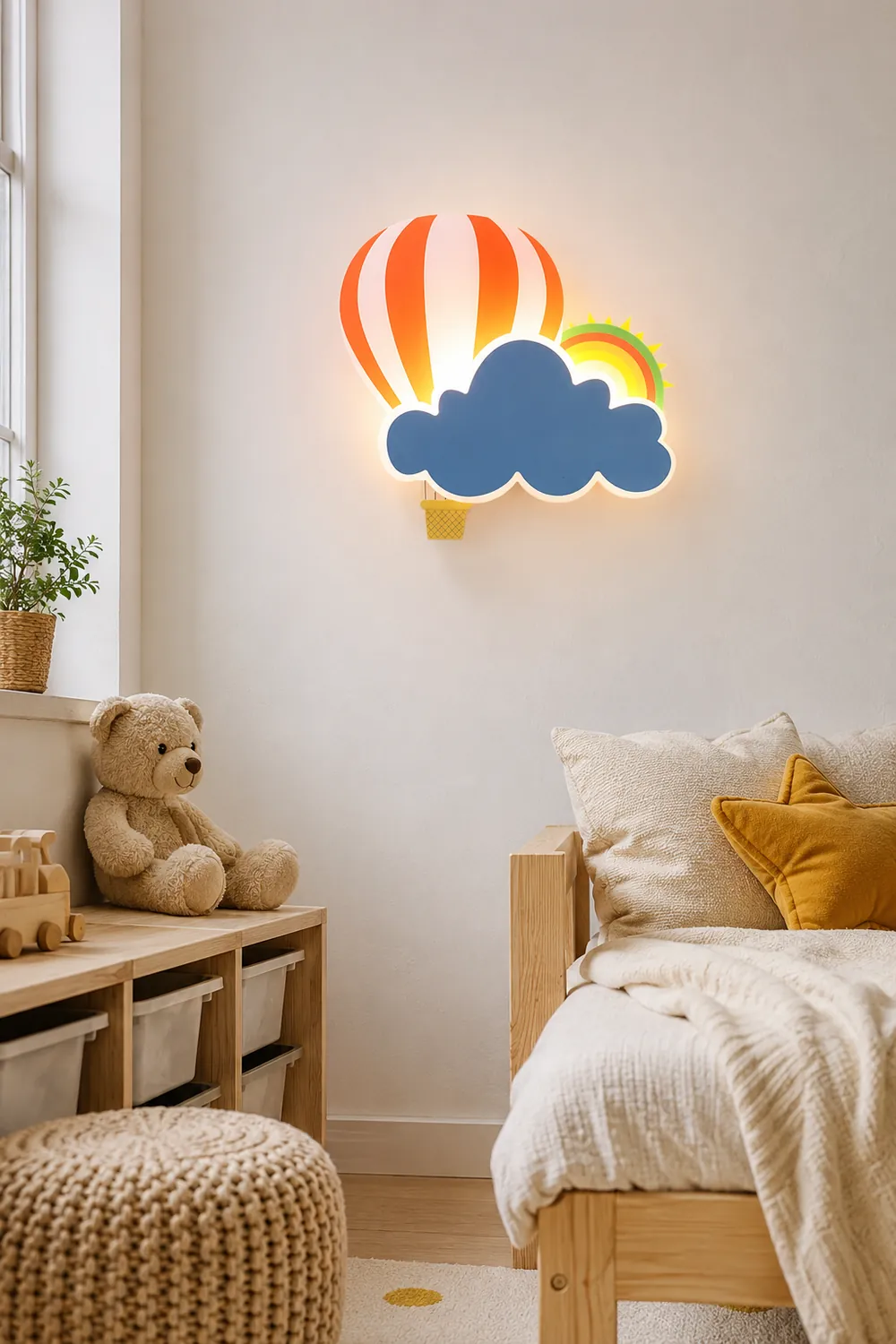Hot Air Balloon Wall Lamp - Lumpaz