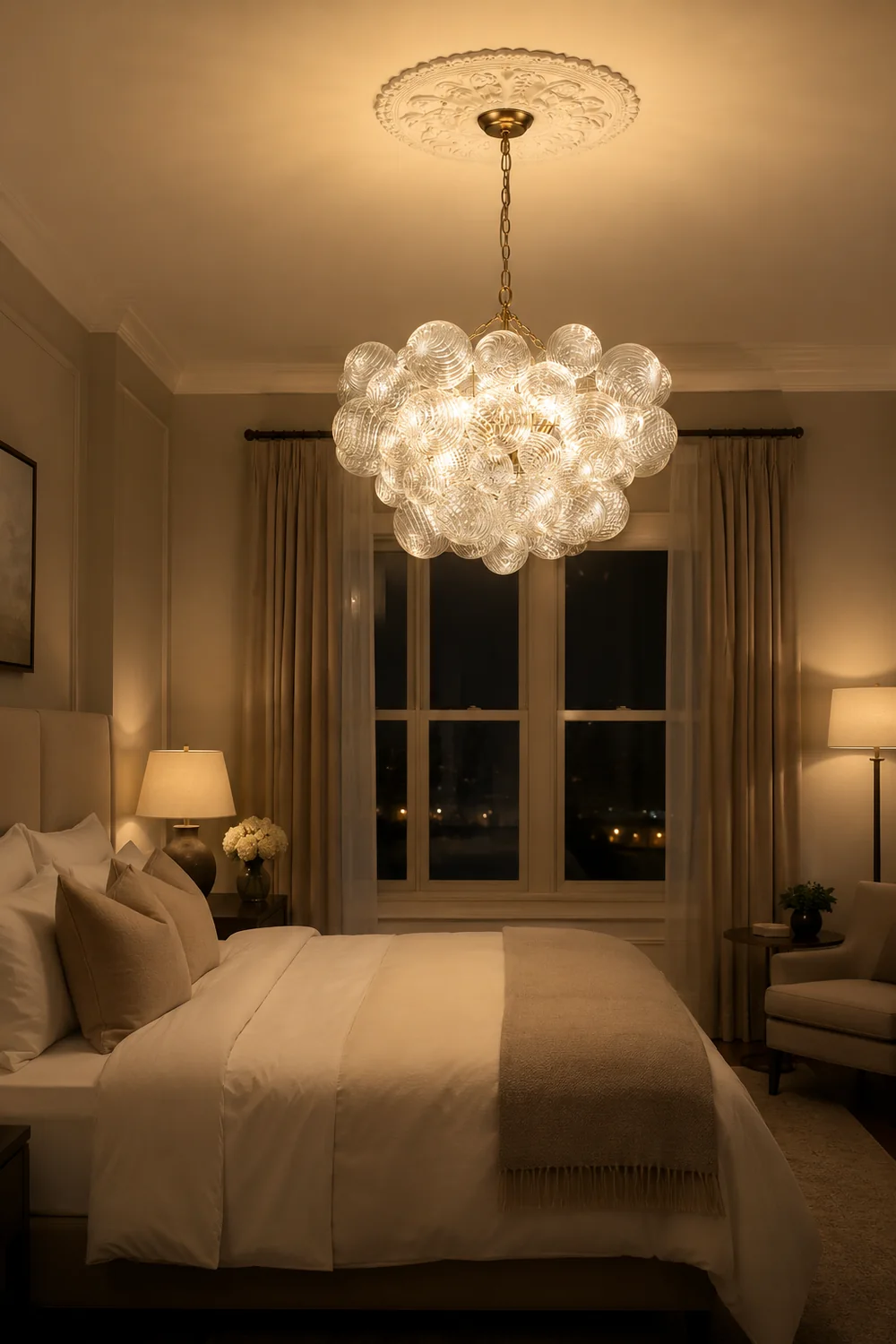 Glass Ball Bubbles Chandelier - Lumpaz