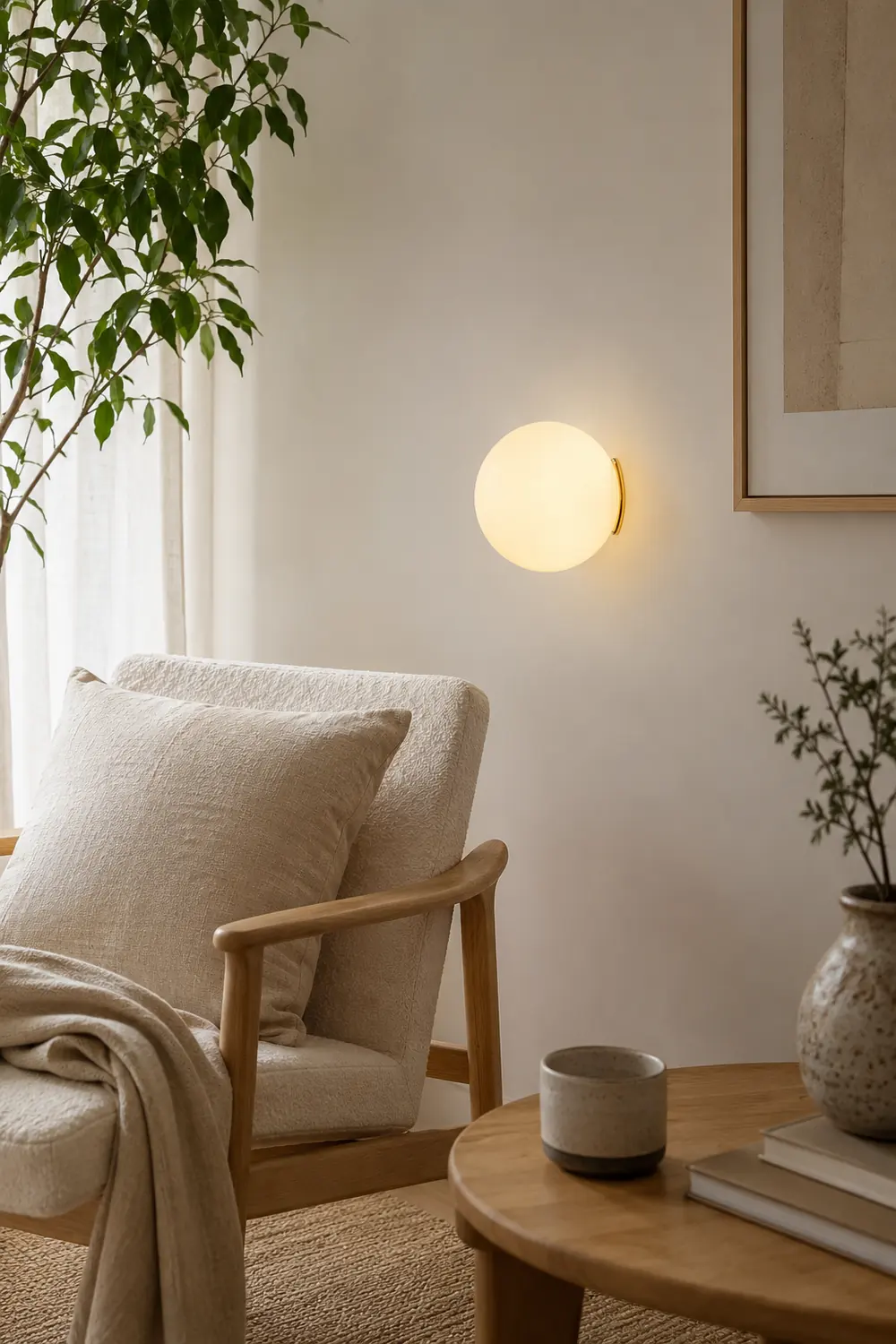 Glass Mini Orb Wall Lamp - Lumpaz