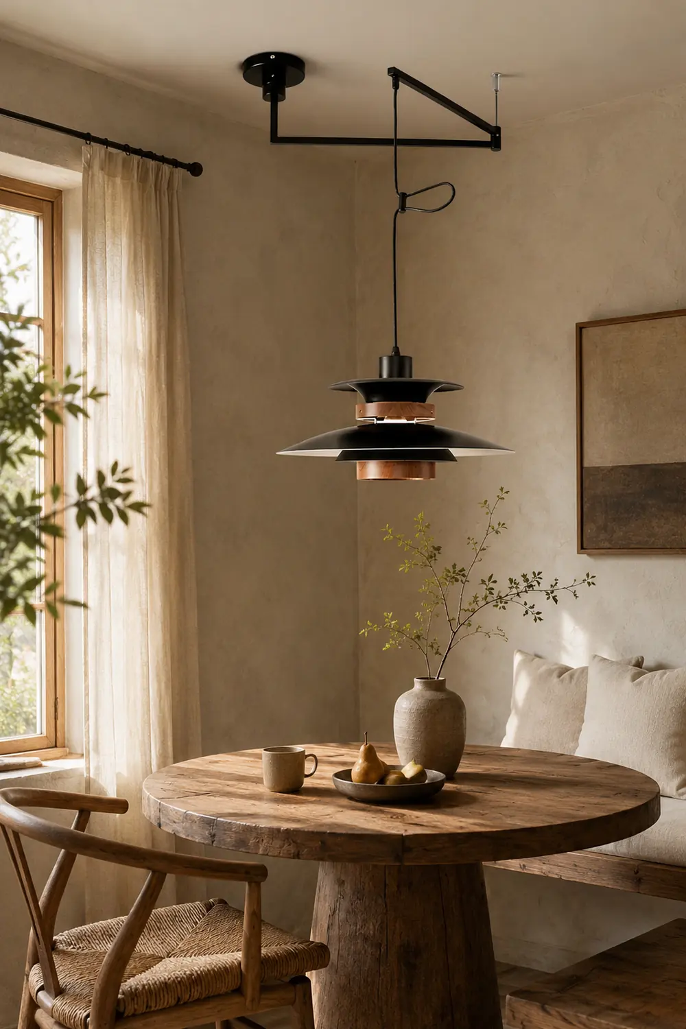 Mercero Swing Arm Pendant Lamp - Lumpaz