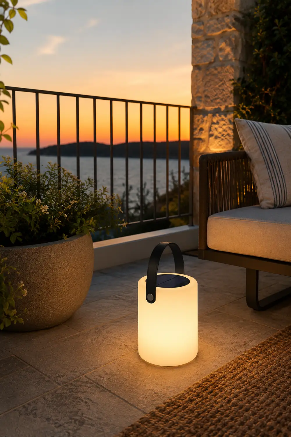 Elara Portable Lantern Table Lamp - Lumpaz