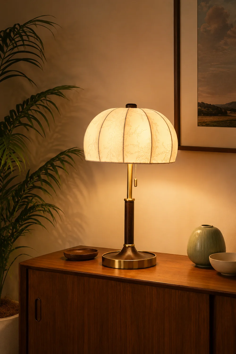 Orchid Fabric Table Lamp - Lumpaz