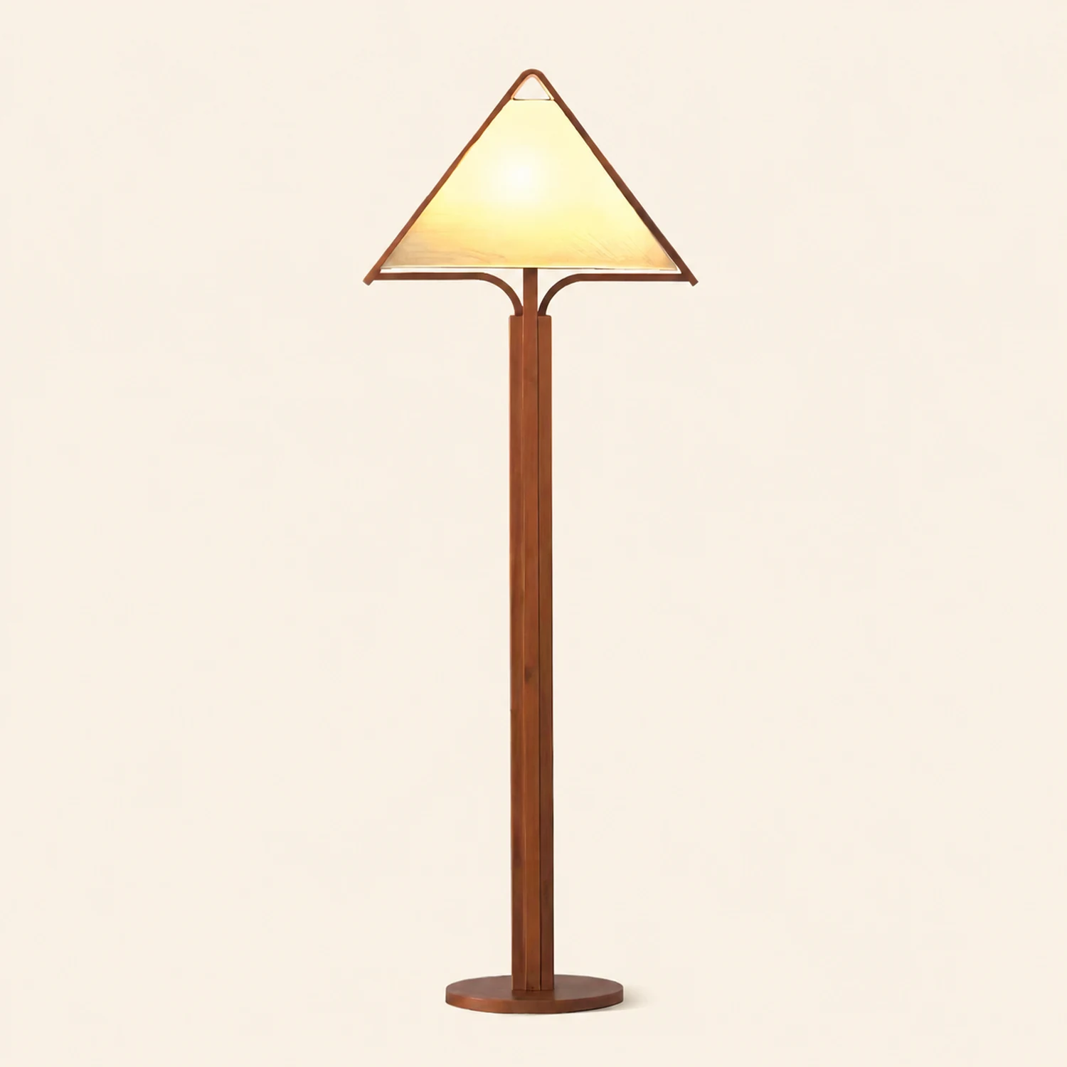 Apex Triangle Shade Floor Lamp - Lumpaz