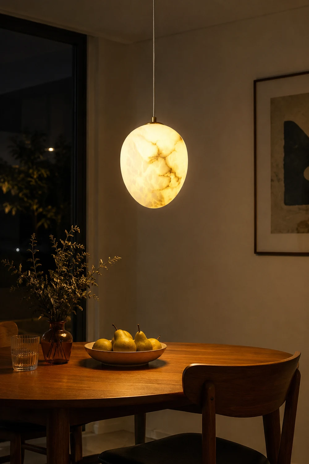 Goose Alabaster Pendant lamp - Lumpaz