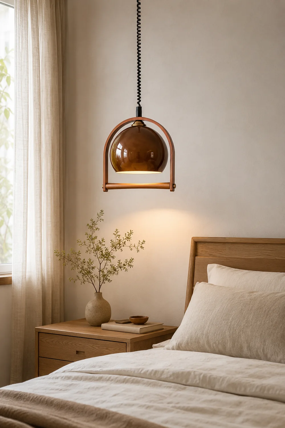 Pallade Coffee Pendant Lamp - Lumpaz