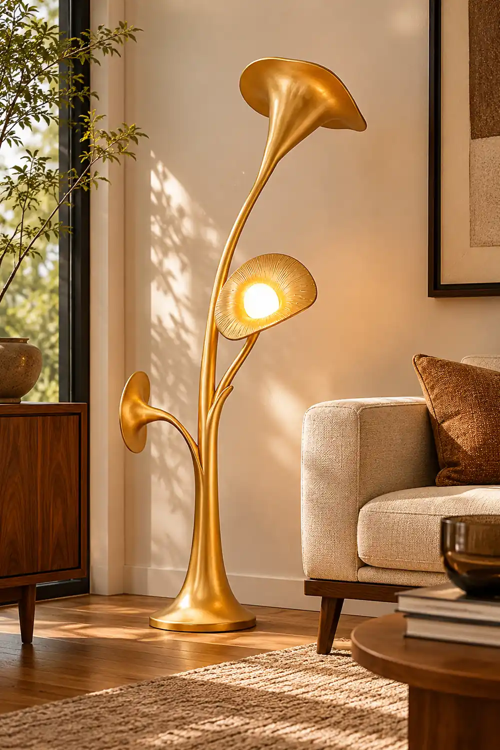 Petunia Sculpture Floor Lamp - Lumpaz