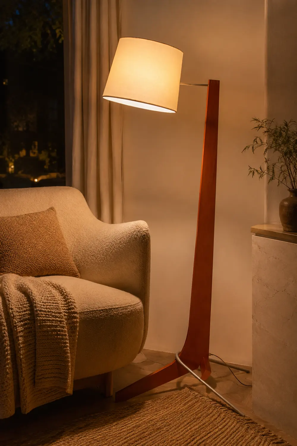 Tusk Arc Floor Lamp - Lumpaz