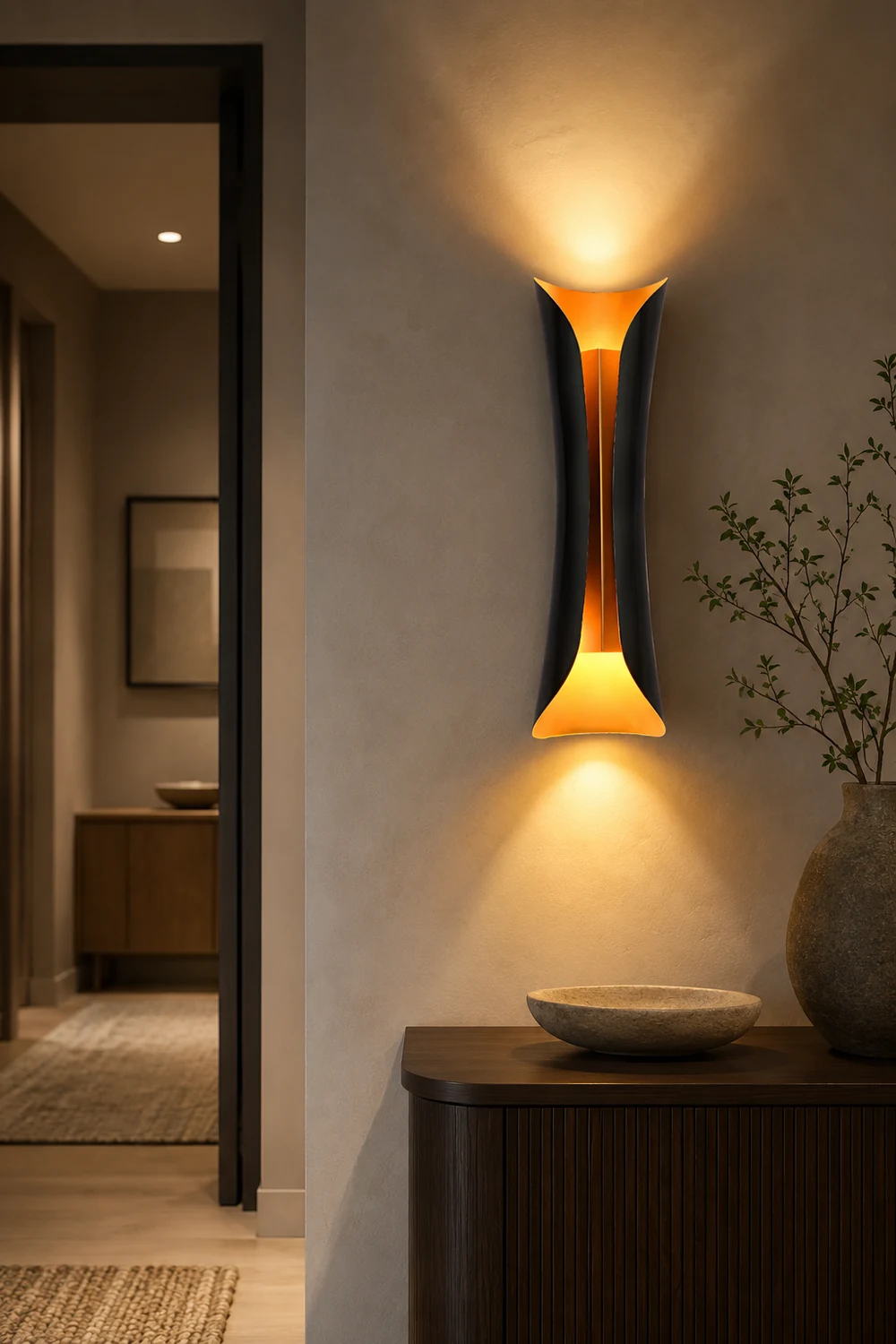 Flame Art Wall Sconce - Lumpaz