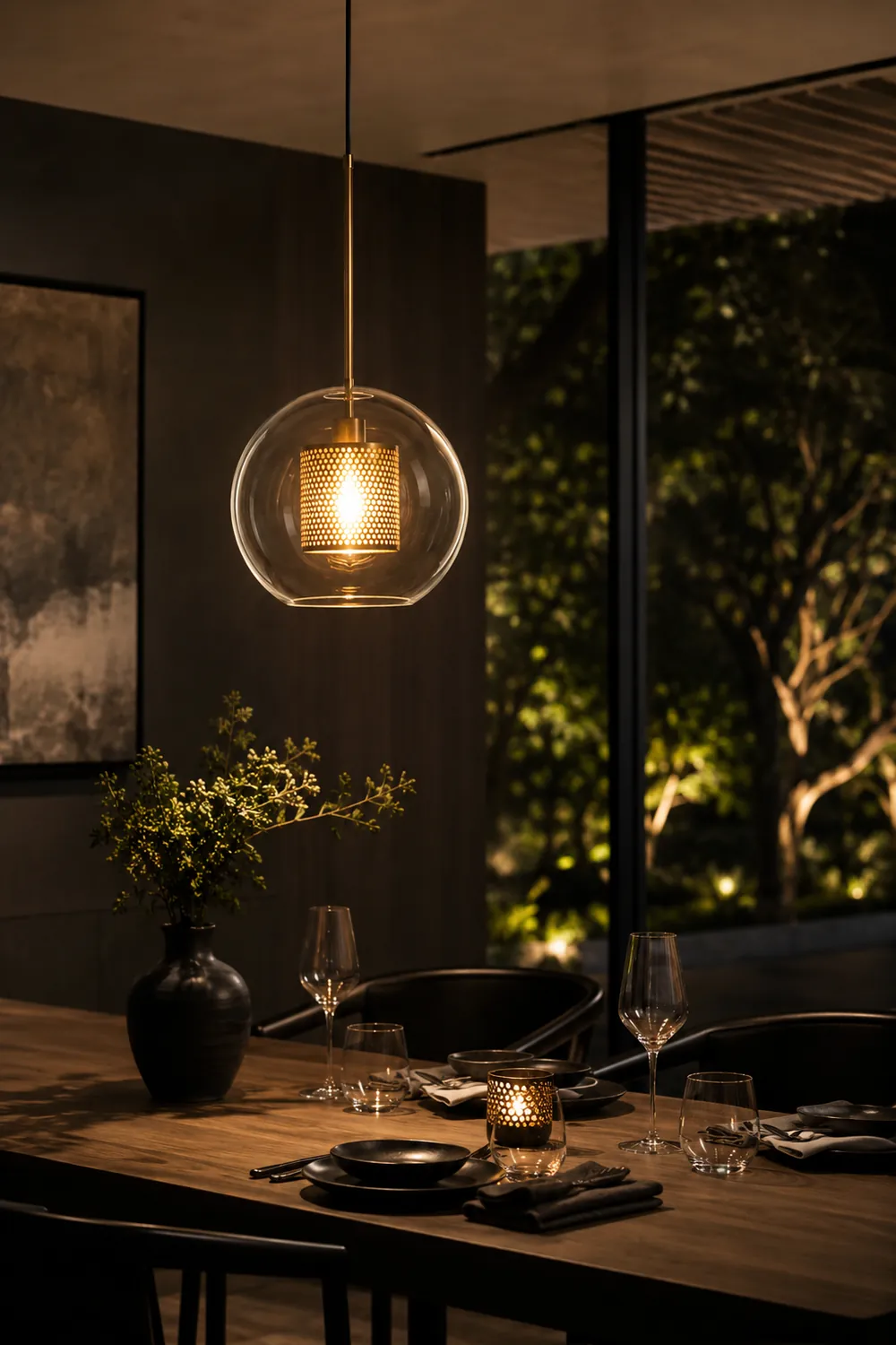 Chiswick Glass Pendant Light - Lumpaz