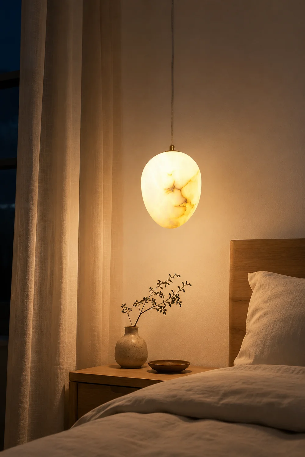 Goose Alabaster Pendant lamp - Lumpaz
