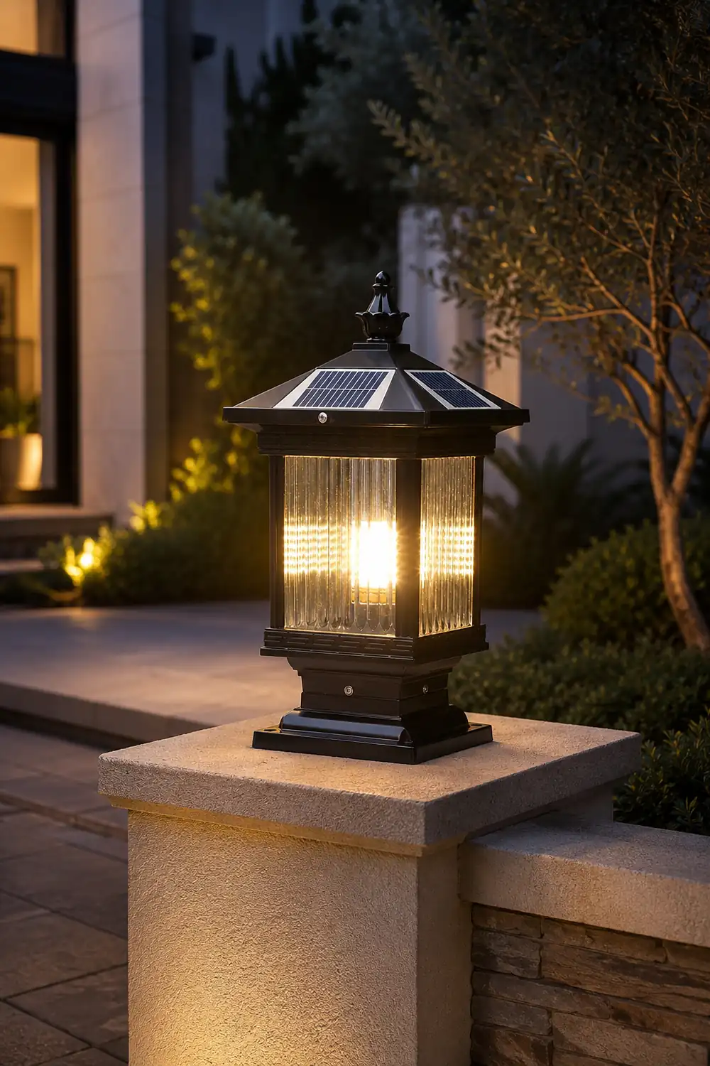 Solar Classic Lantern Solar Outdoor Light - Lumpaz