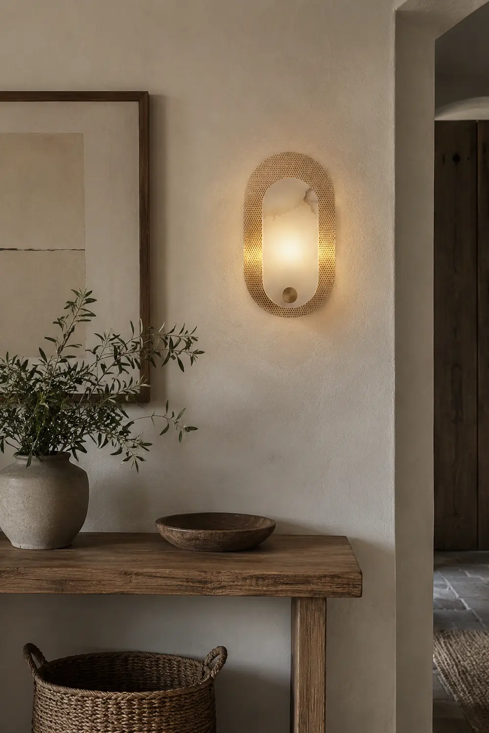 Harlan Alabaster Wall Light - Lumpaz