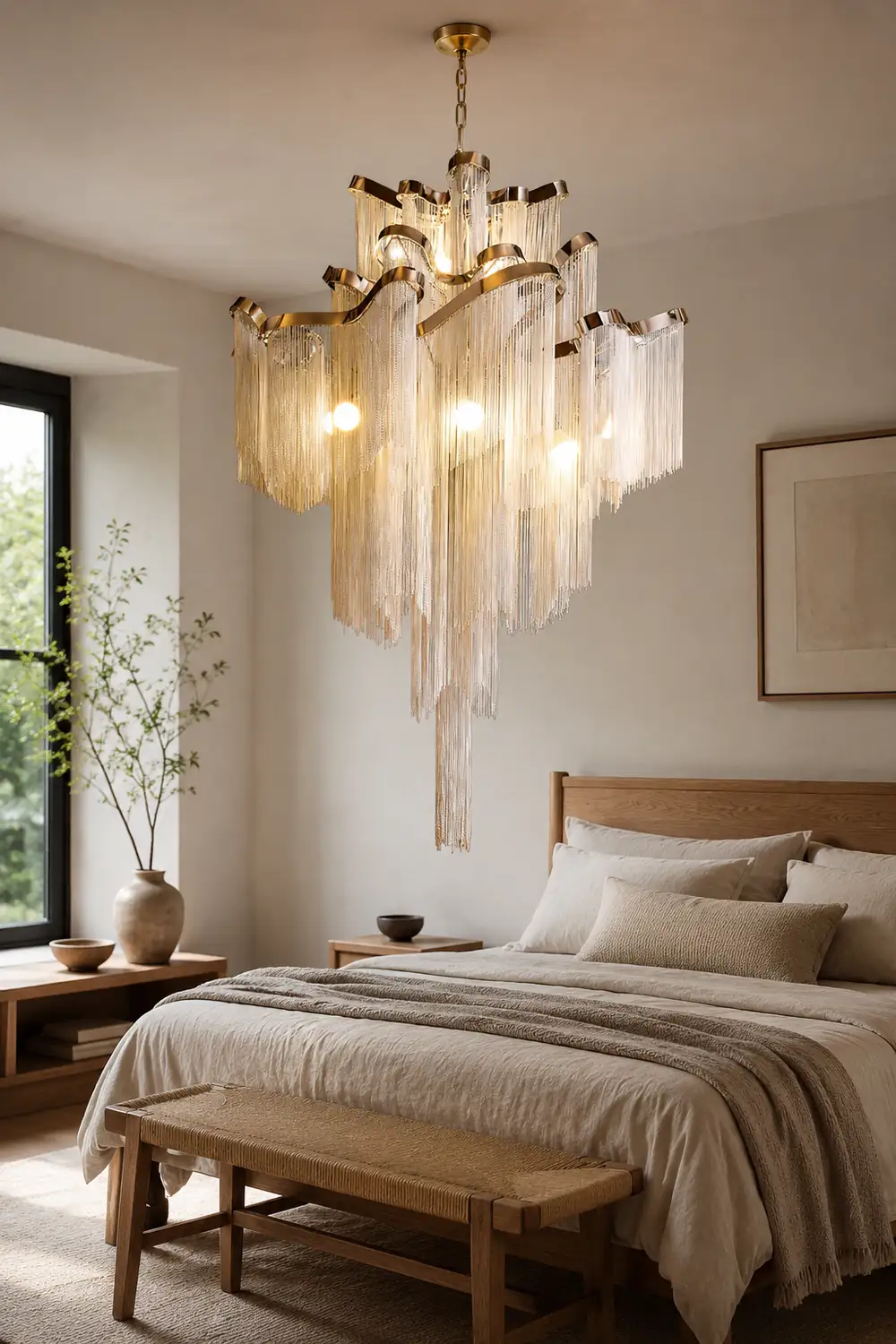 Fringe Chandelier - Lumpaz