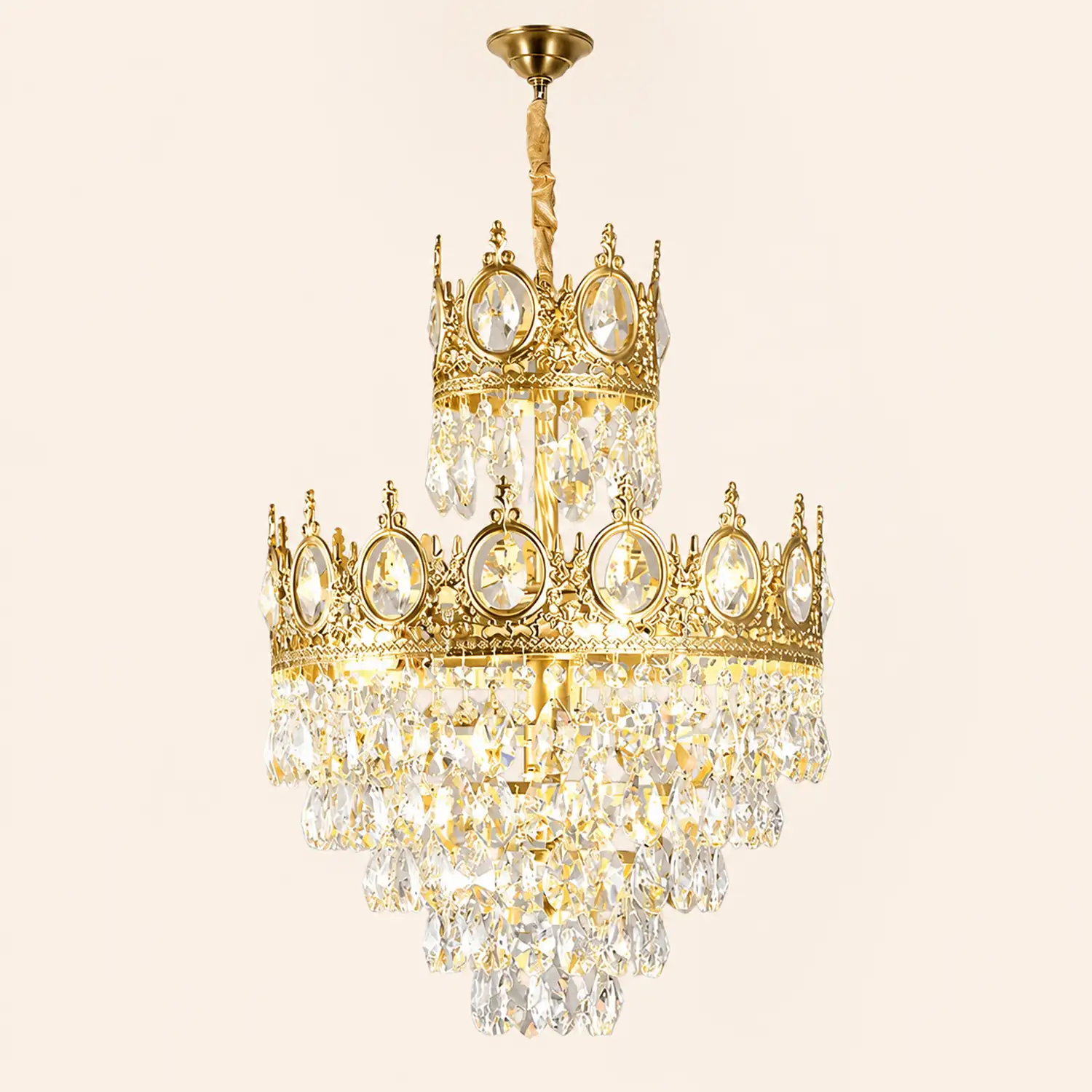 Linfort Brass Chandelier - Lumpaz