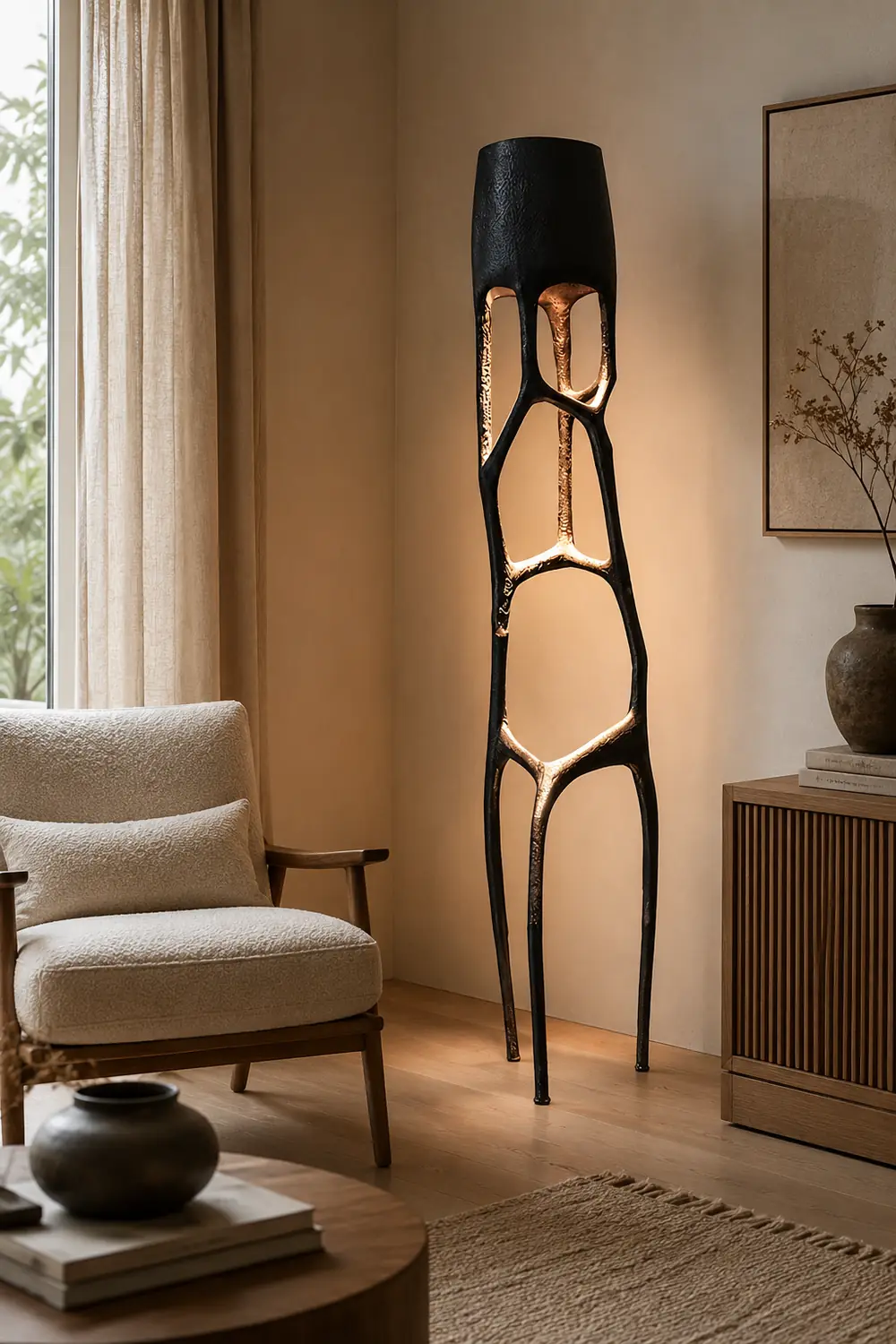Gothic Sculpture Floor Lamp - Lumpaz