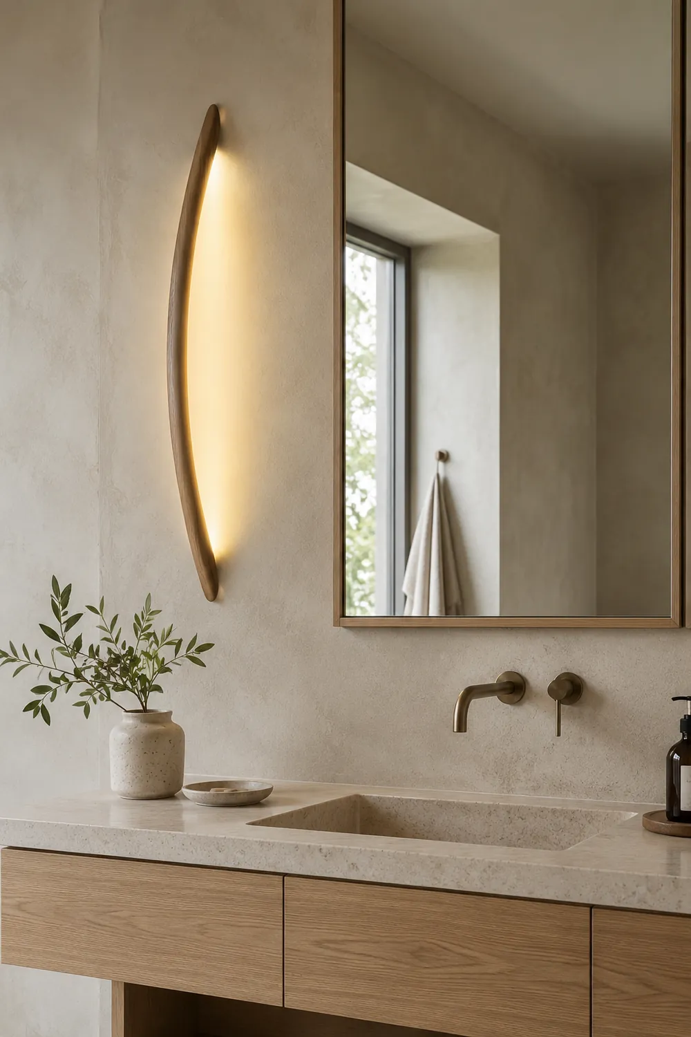 Linea Wood Wall Light - Lumpaz