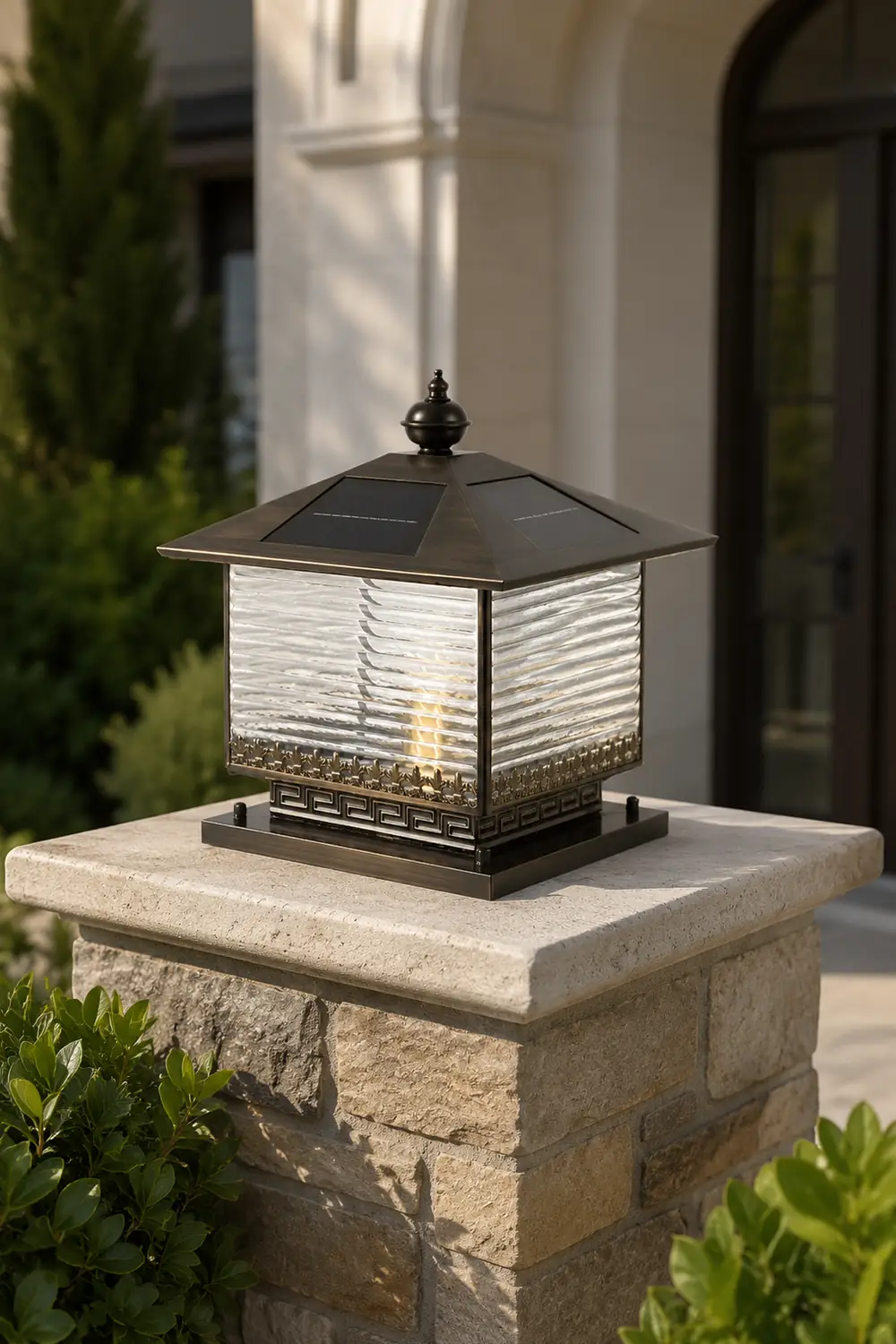 Liora Solar Pagoda Outdoor Light - Lumpaz