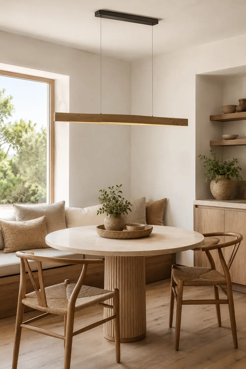 Horizon Linear Wood Pendant Lamp - Lumpaz