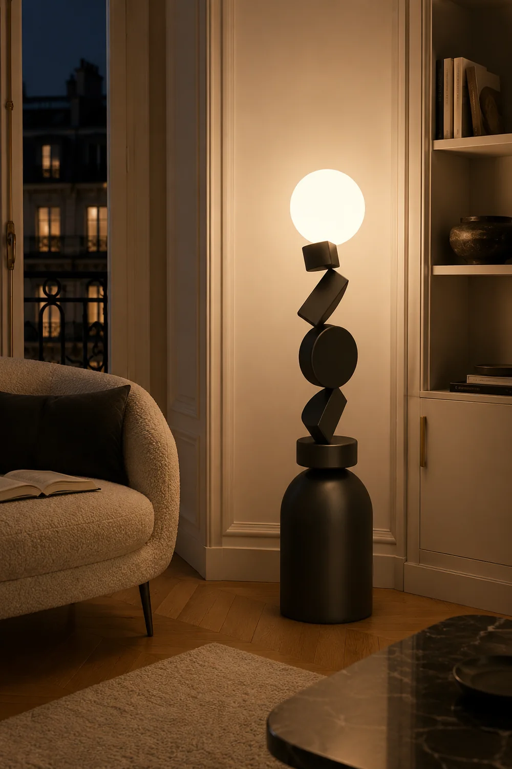 Monolith Cube Floor Lamp - Lumpaz