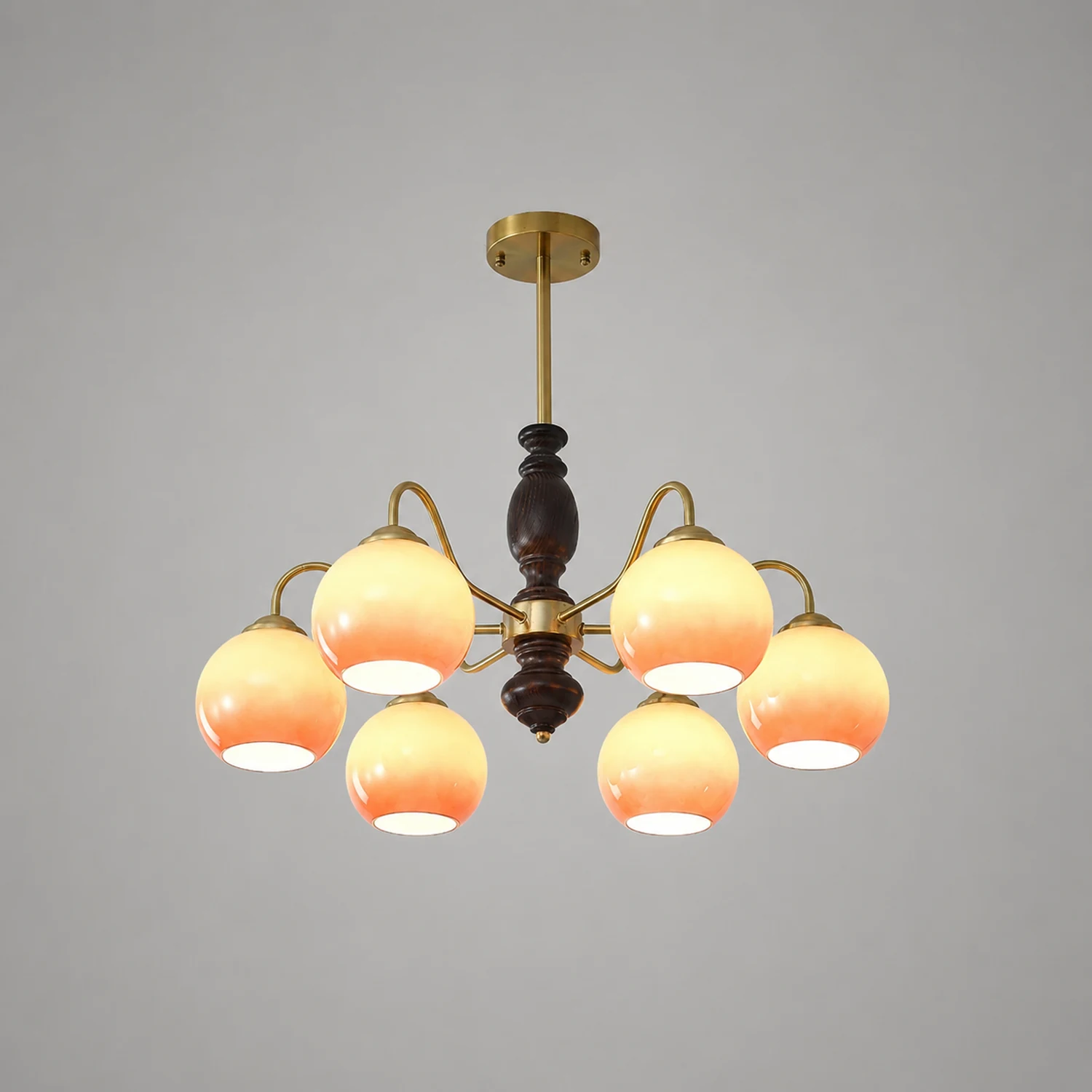 Caramel Orb Chandelier - Lumpaz