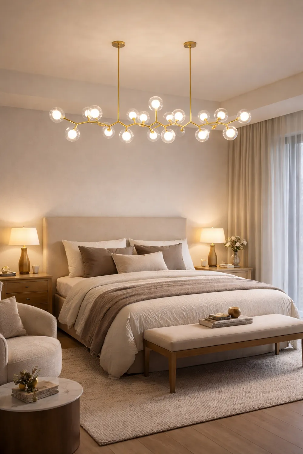 Molecular Glass Balls Chandelier - Lumpaz