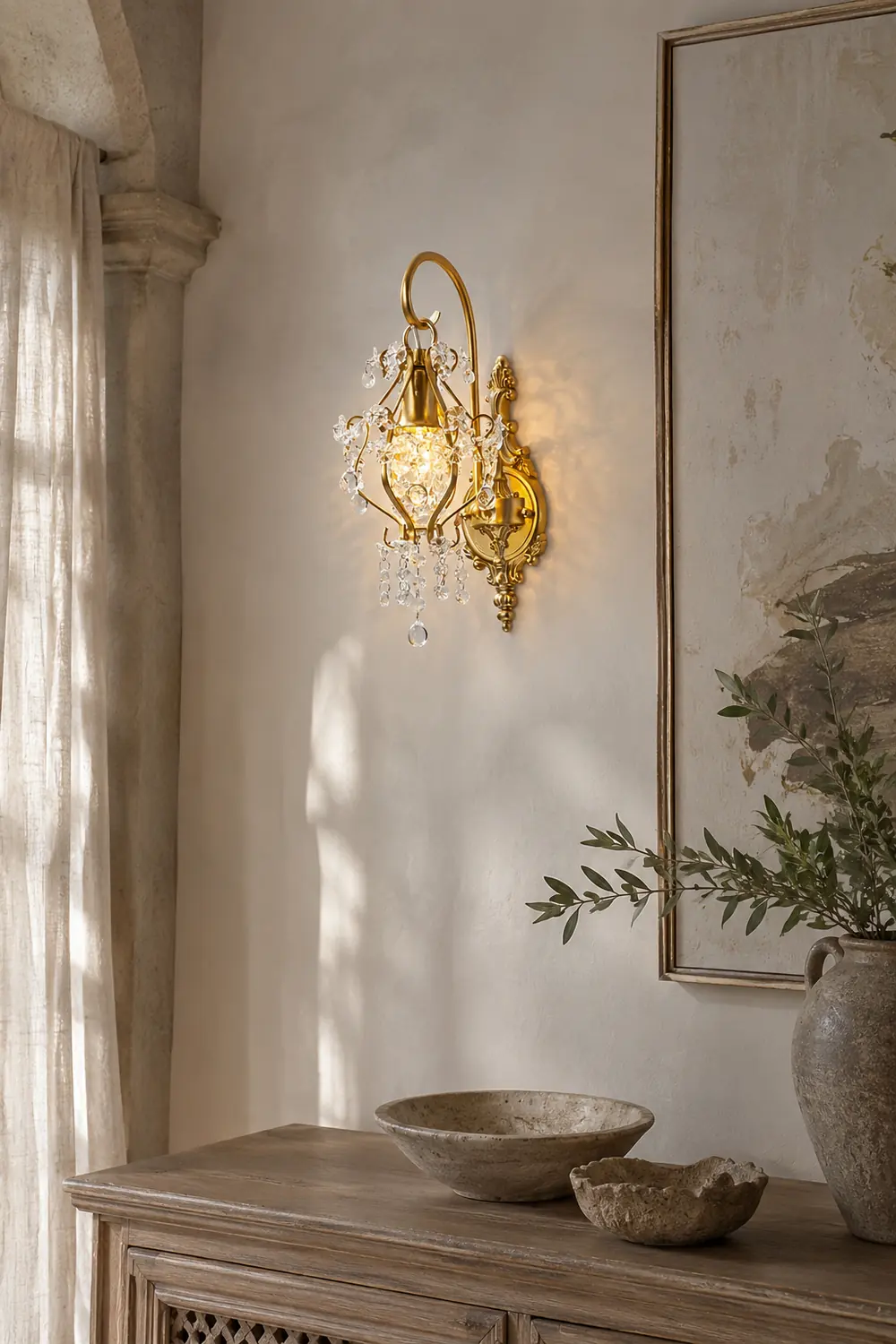 Apttek Crystal Wall Lamp - Lumpaz