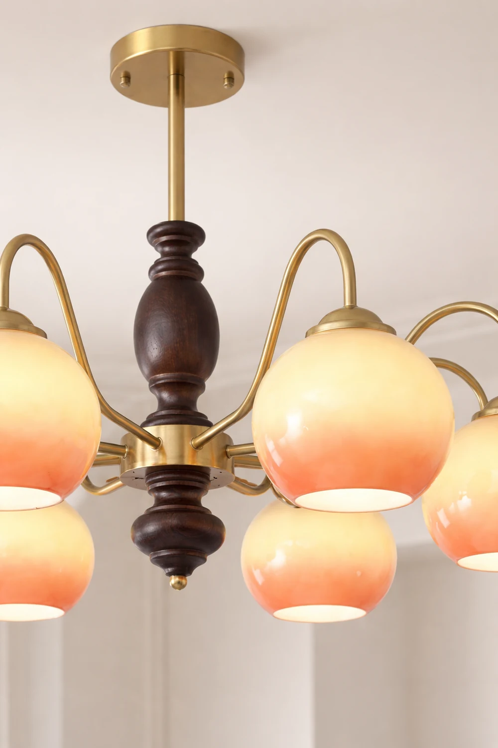 Caramel Orb Chandelier - Lumpaz