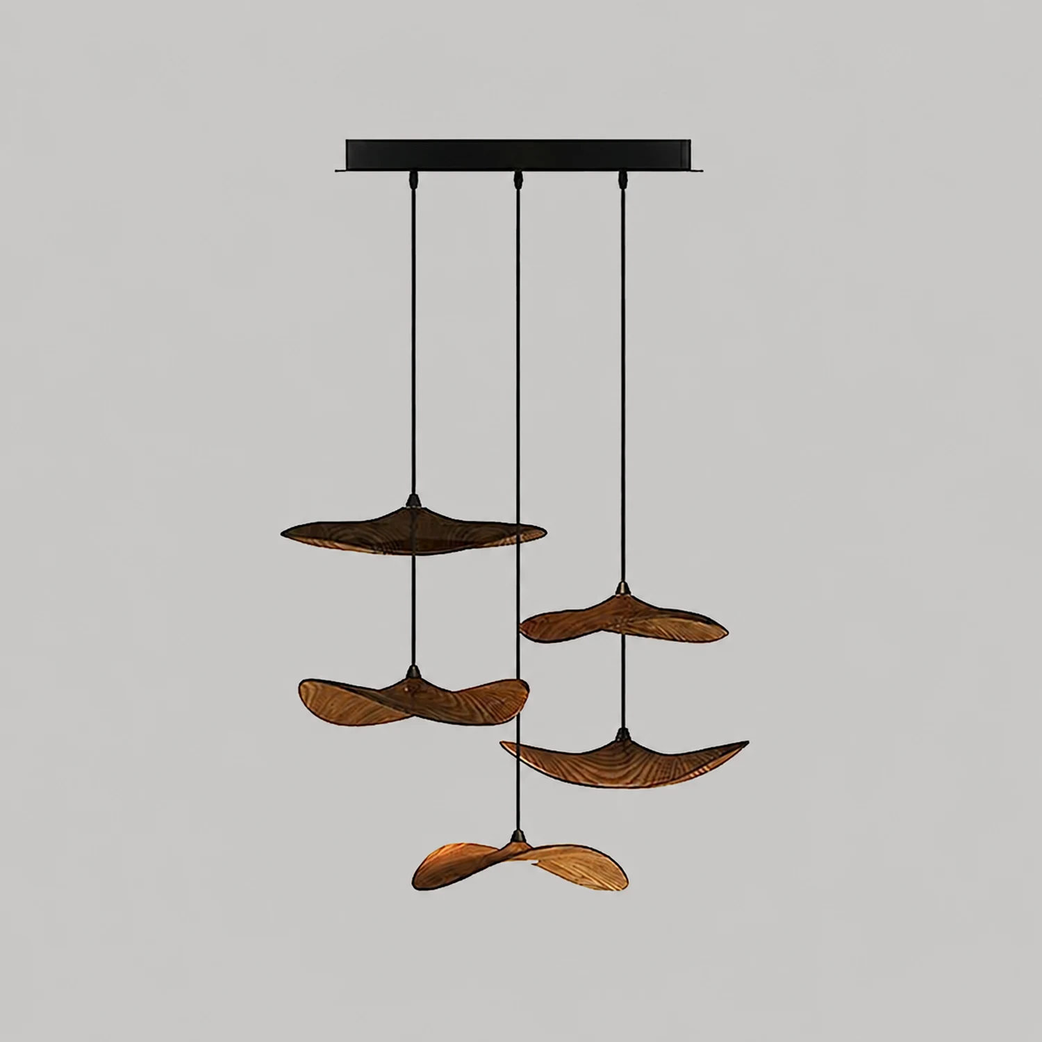 Empty Leaf Chandelier - Lumpaz