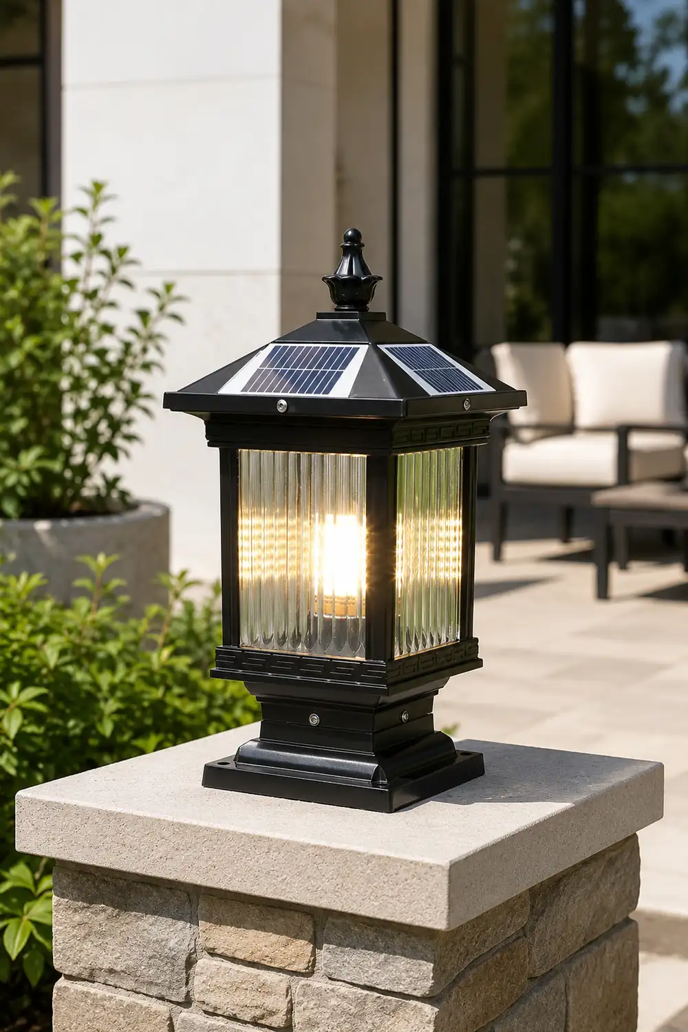 Solar Classic Lantern Solar Outdoor Light - Lumpaz