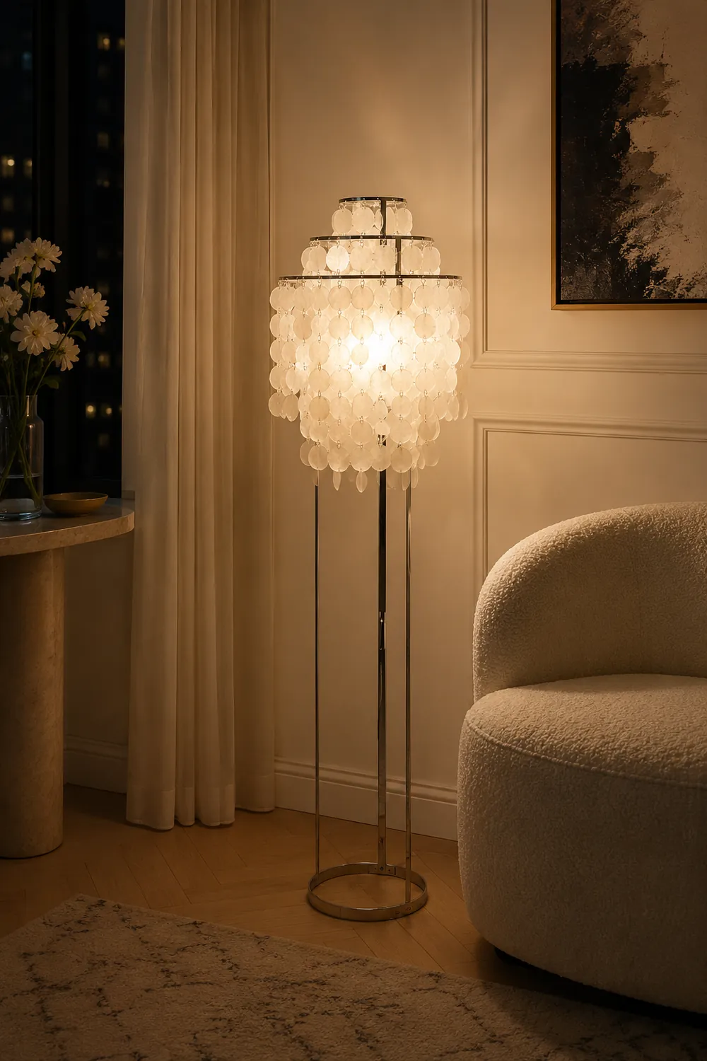 Shell Floor Lamp - Lumpaz