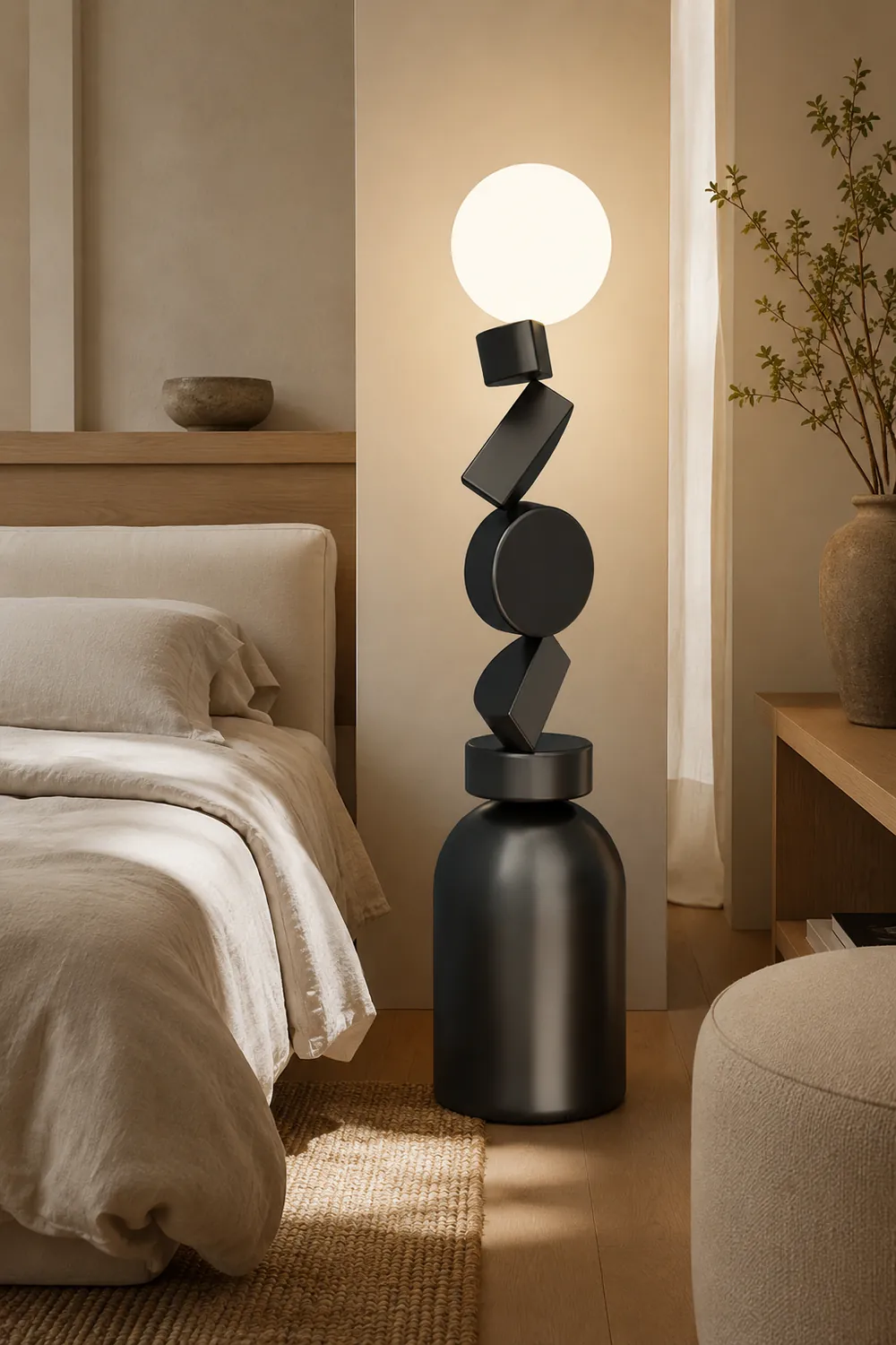 Monolith Cube Floor Lamp - Lumpaz