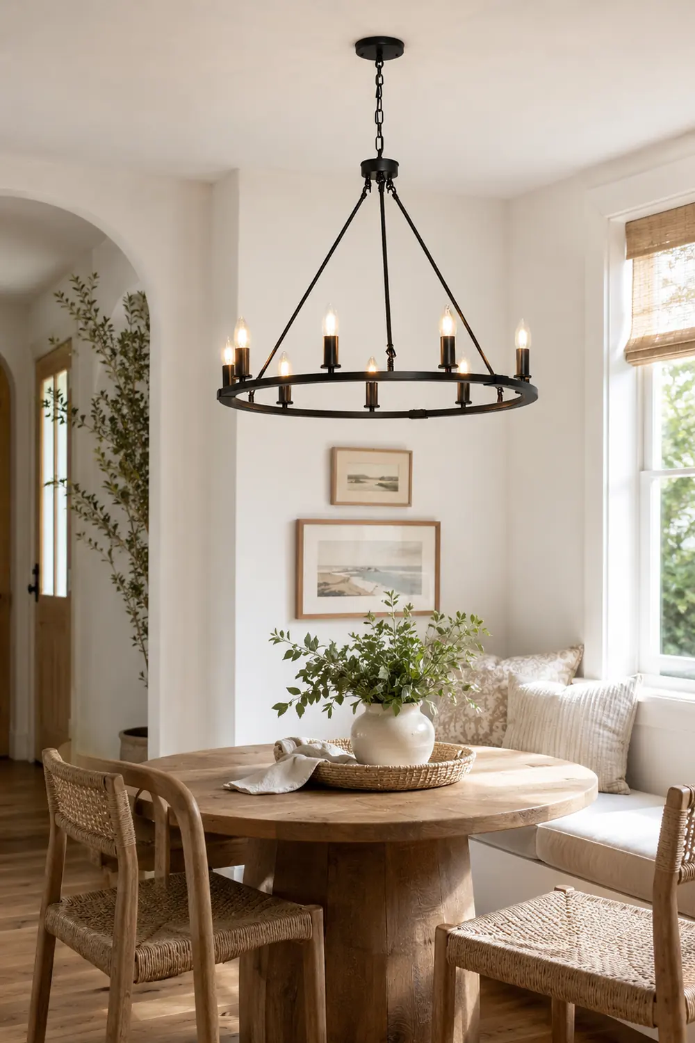 Black Candles Ring Chandelier - Lumpaz