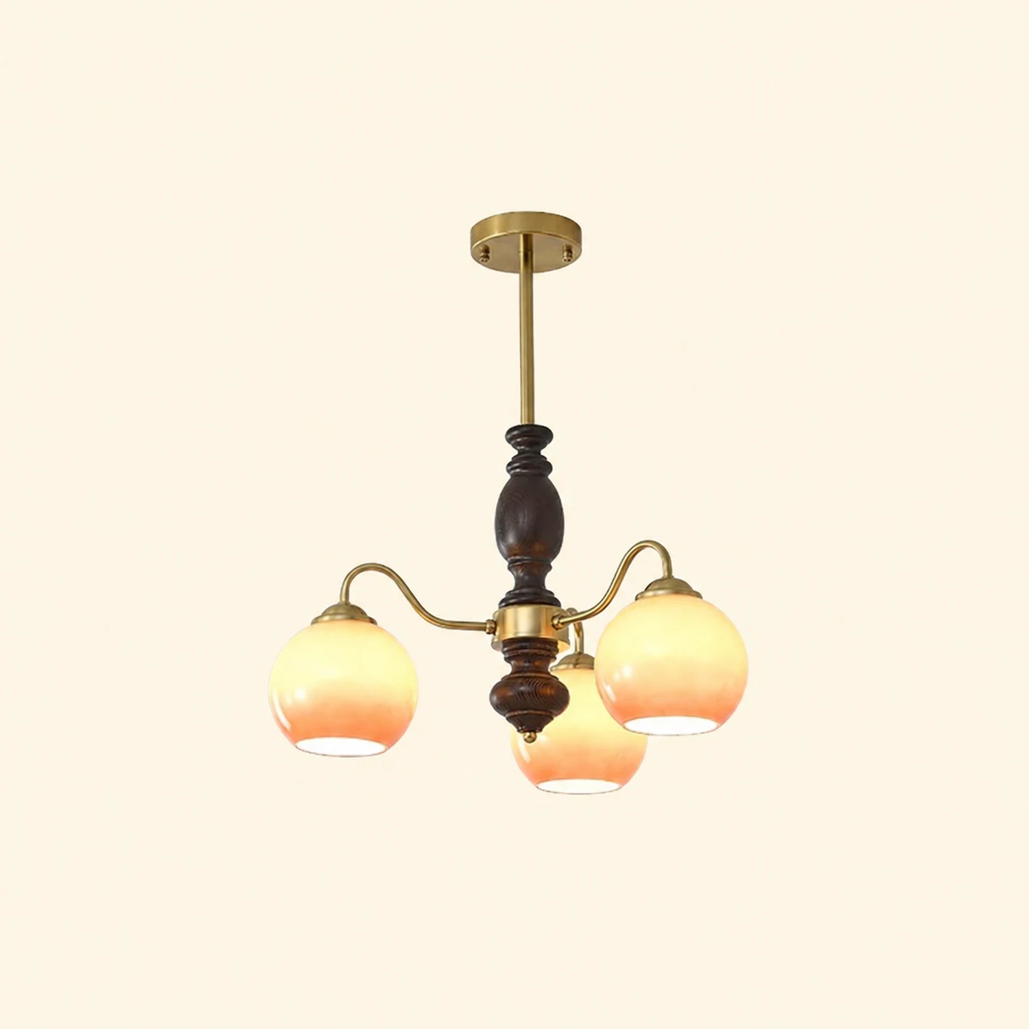 Caramel Orb Chandelier - Lumpaz
