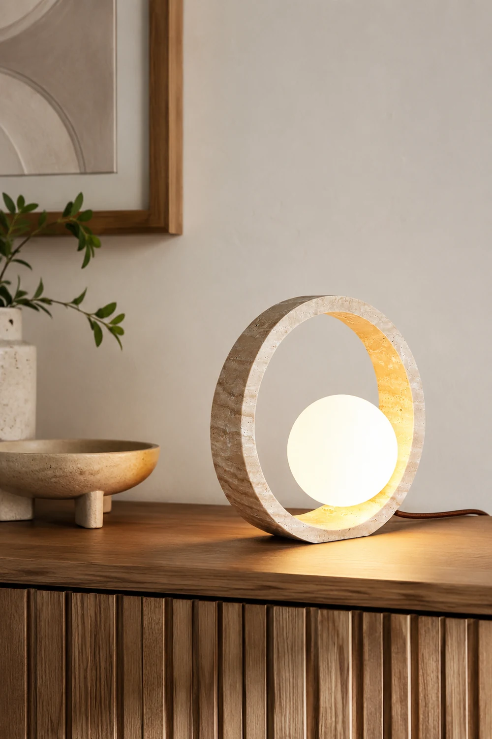 Q Circle Table Lamp - Lumpaz