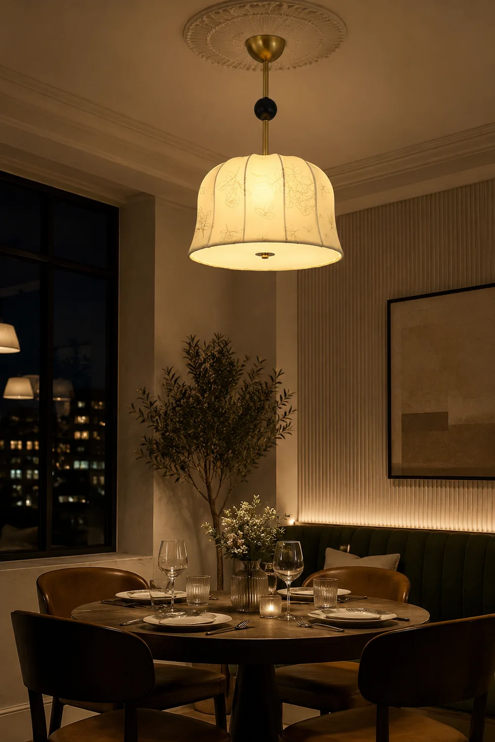 Blossom Curve Pendant Lamp - Lumpaz