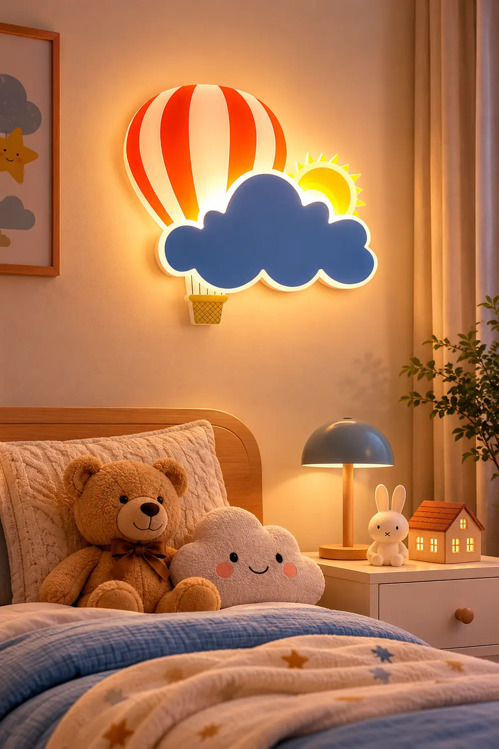 Hot Air Balloon Wall Lamp - Lumpaz