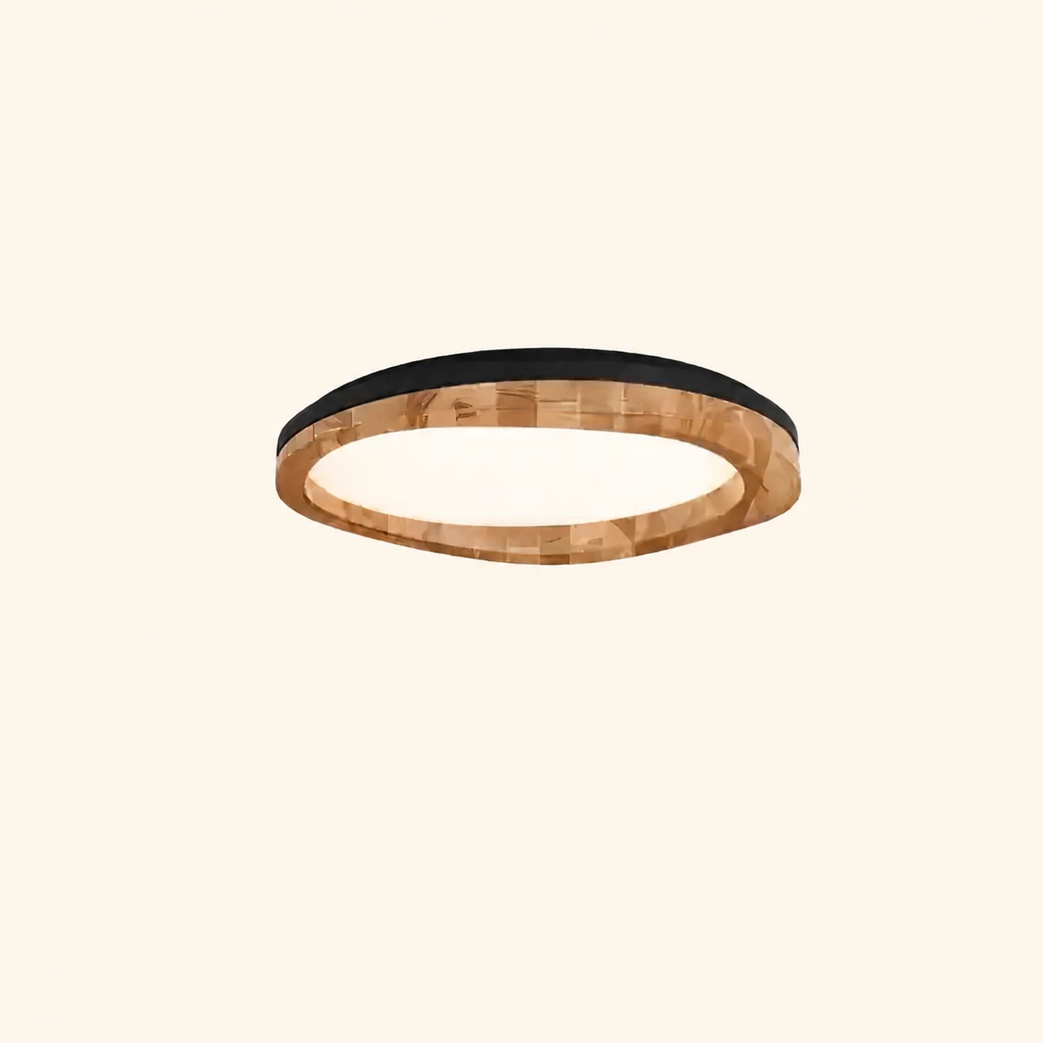 Timber Round Wood Ceiling Lamp - Lumpaz