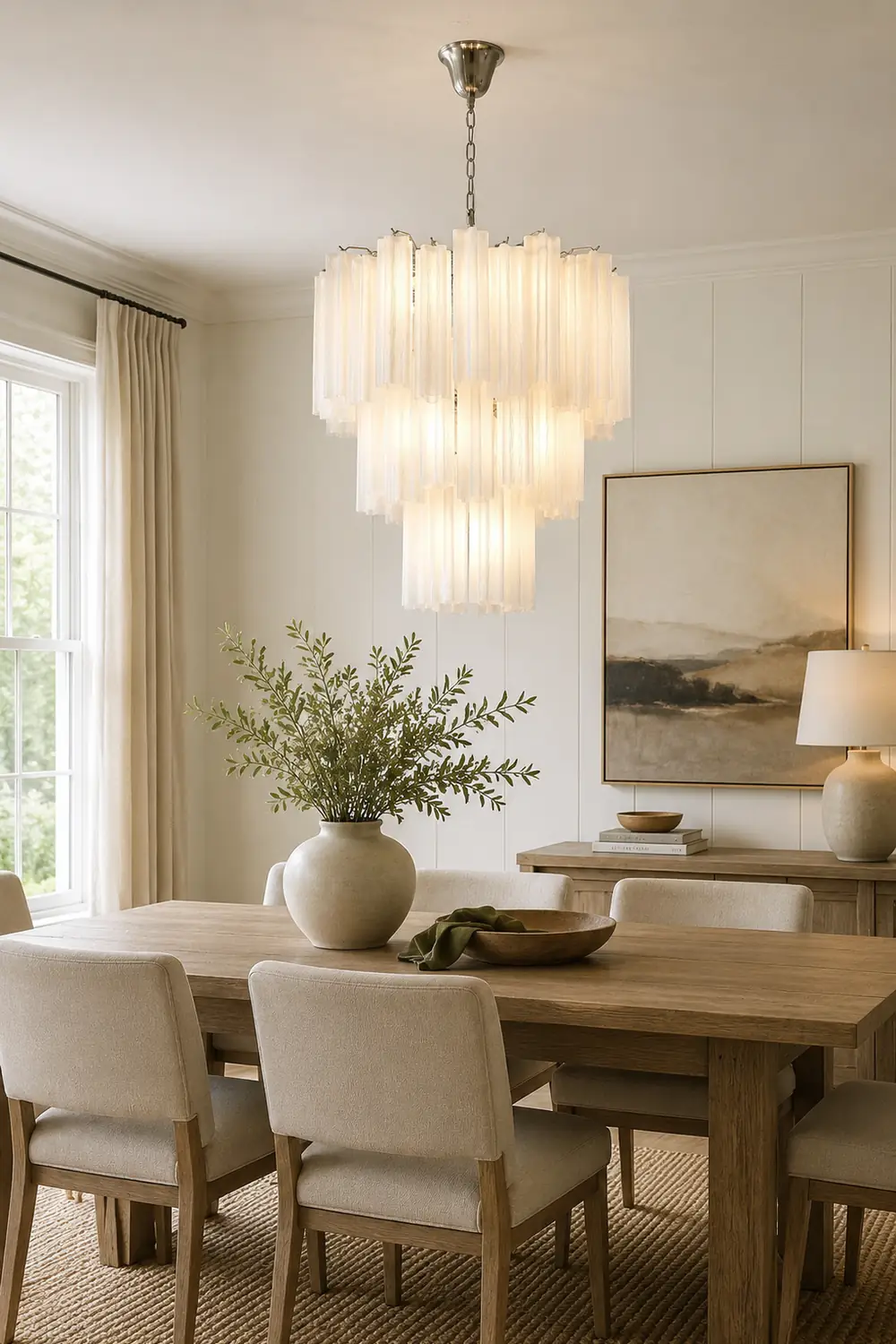 Starlight Frosted Mist Chandelier - Lumpaz