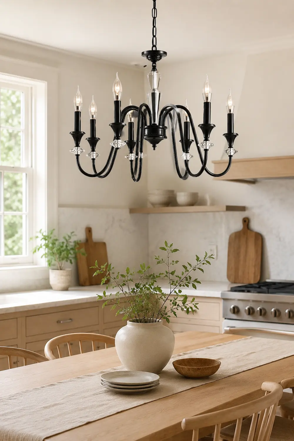 Noir Candelabra Chandelier - Lumpaz