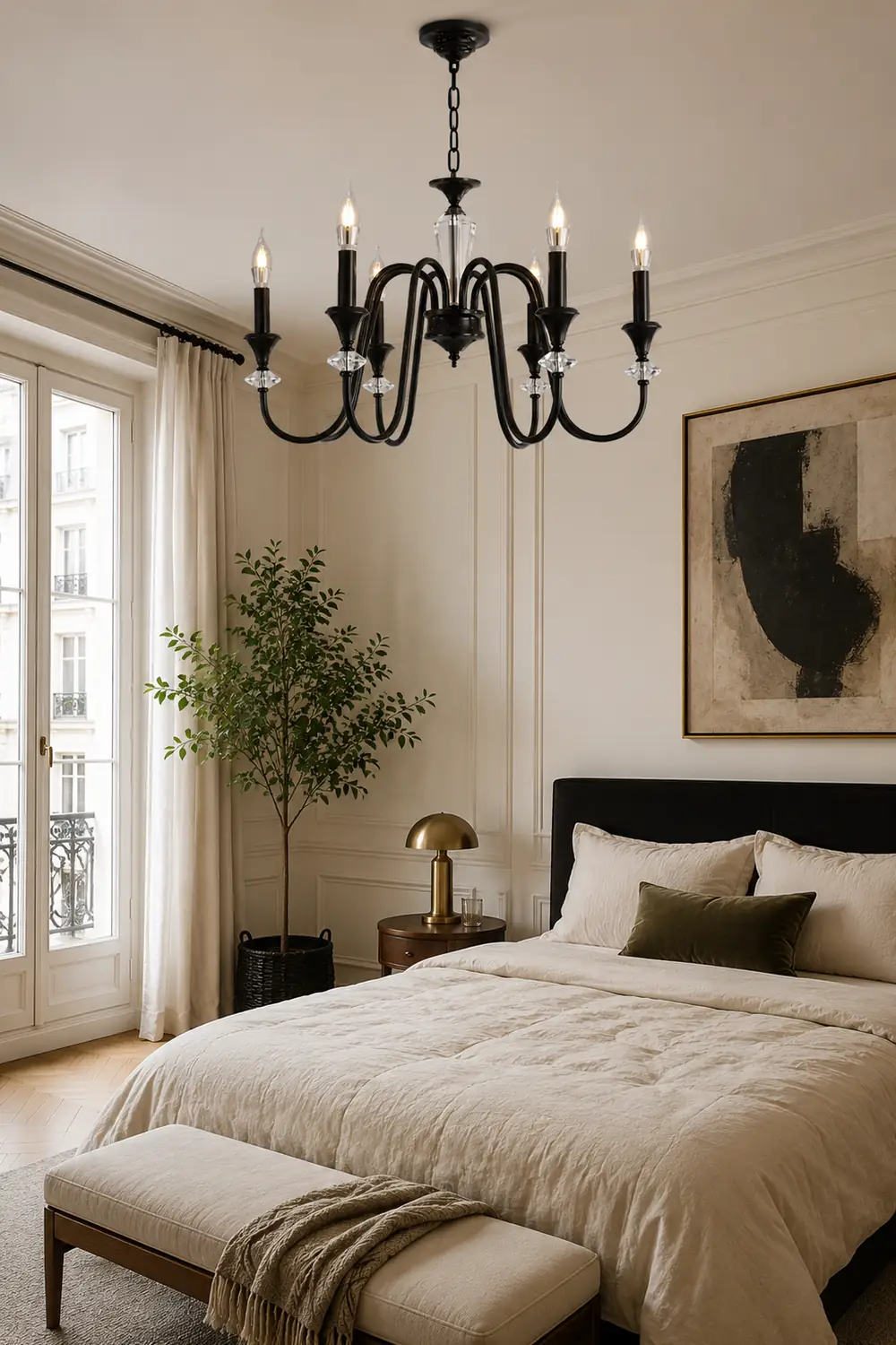 Noir Candelabra Chandelier - Lumpaz