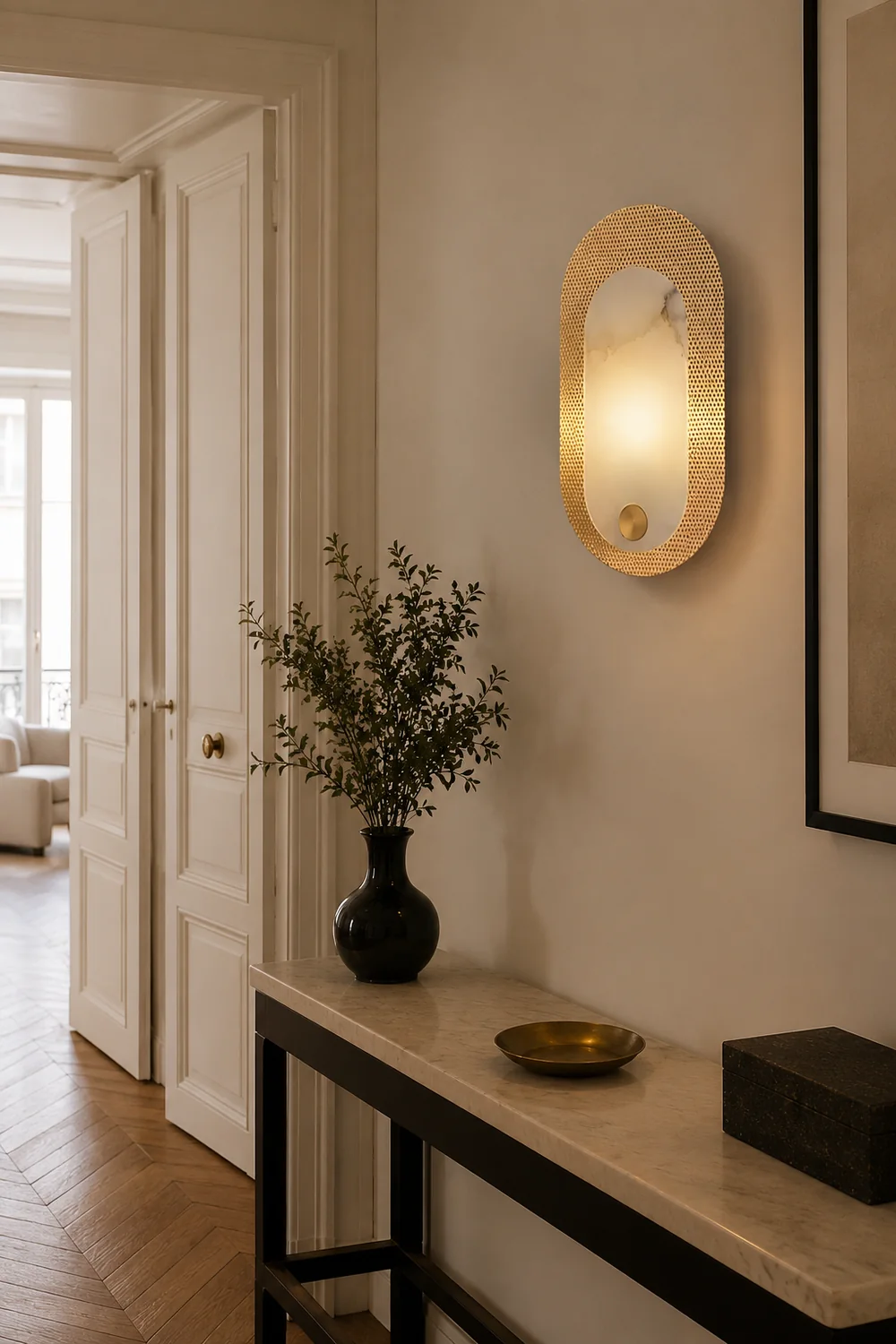 Harlan Alabaster Wall Light - Lumpaz