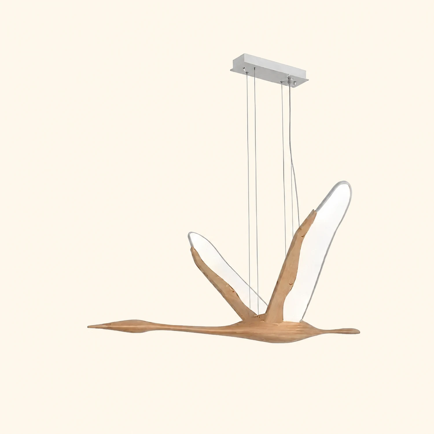 Solitude Crane Pendant Lamp - Lumpaz